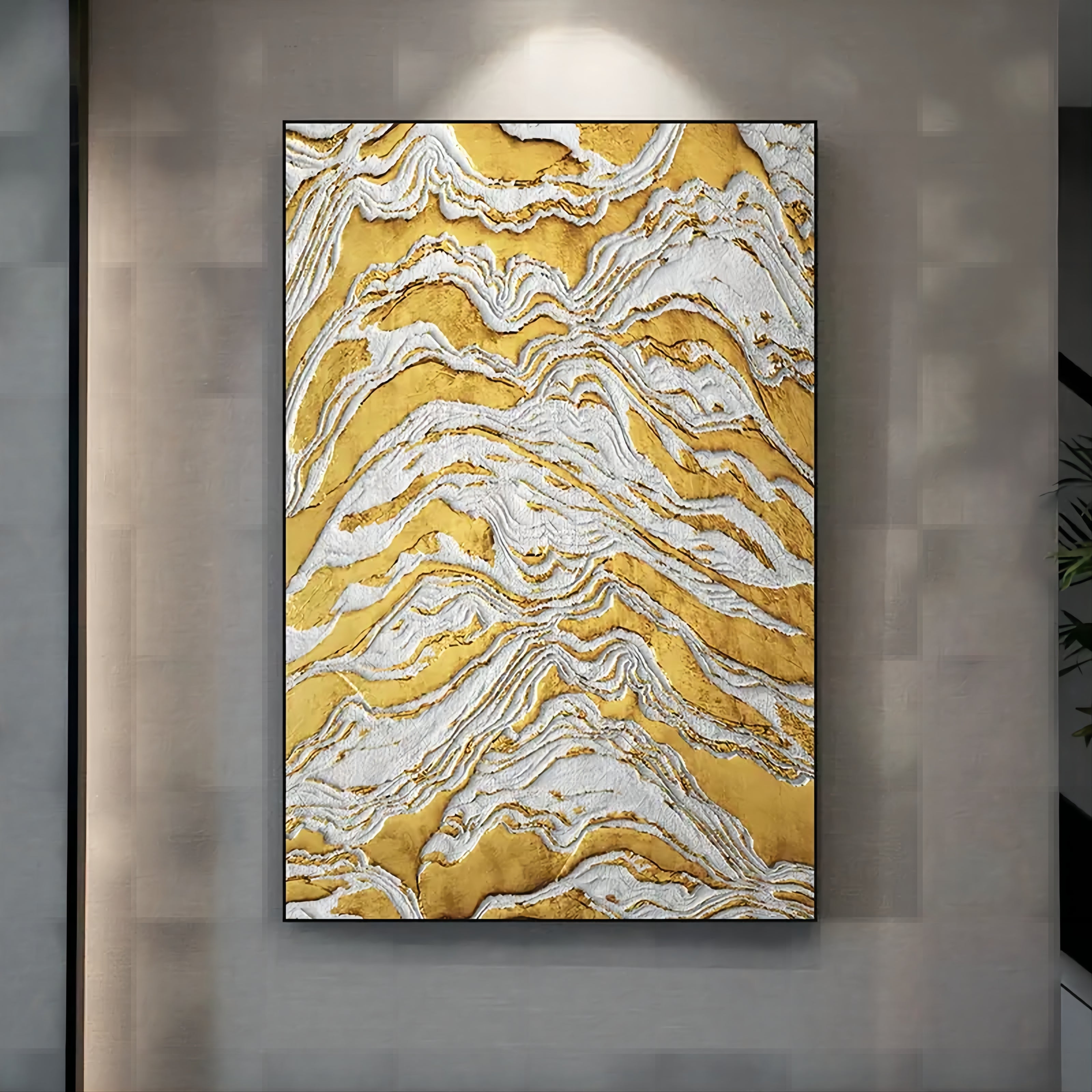 Plaster Art Texture Painting SG009 - Neutralighting
