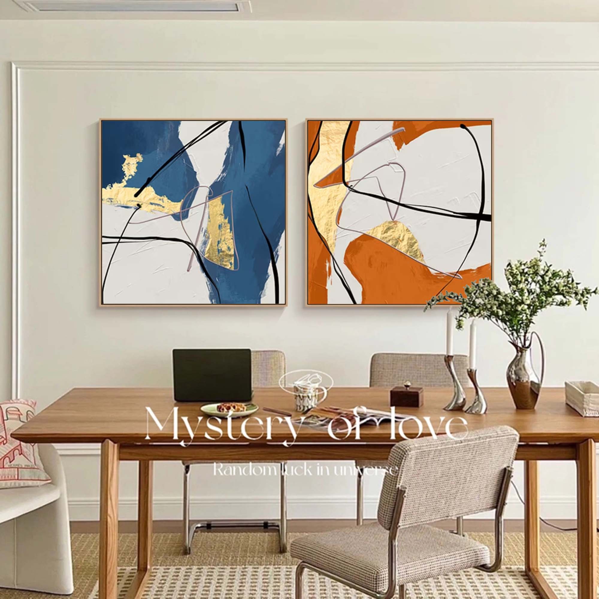 Abstract Canvas Art AB028 - Neutralighting
