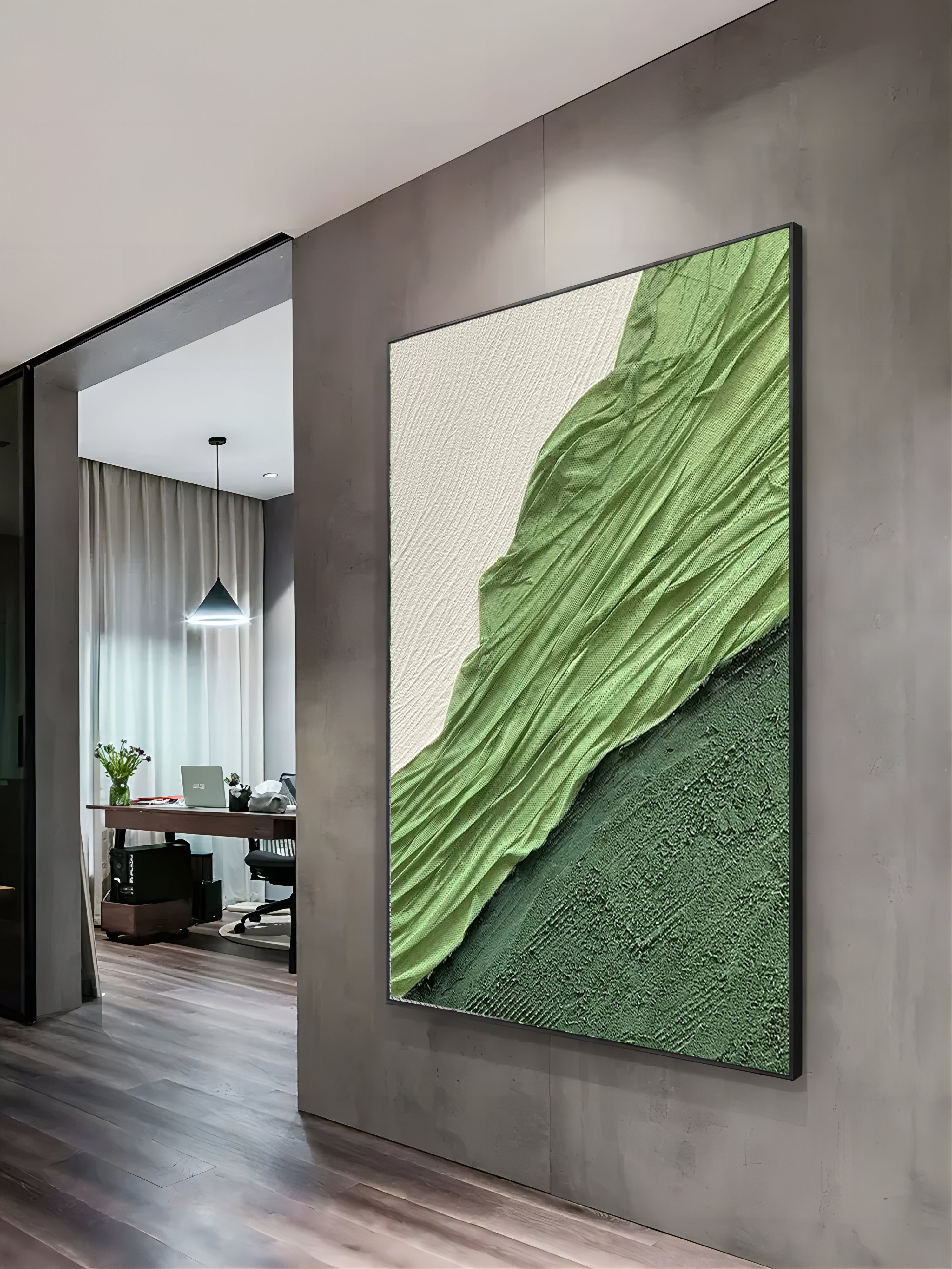 Plaster Art Texture Painting SG003 - Neutralighting