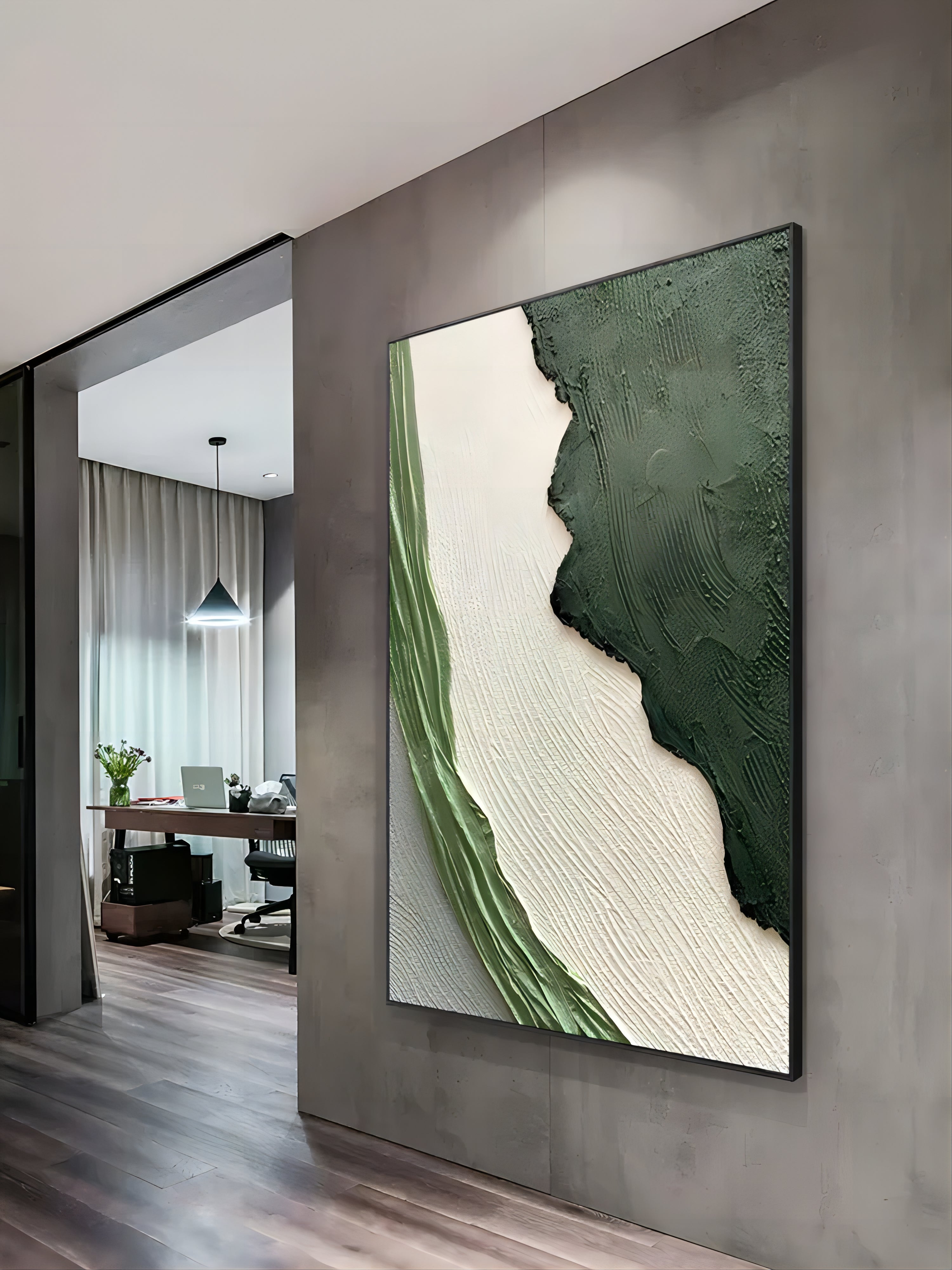 Wall Art Thick Impasto Abstract Modern