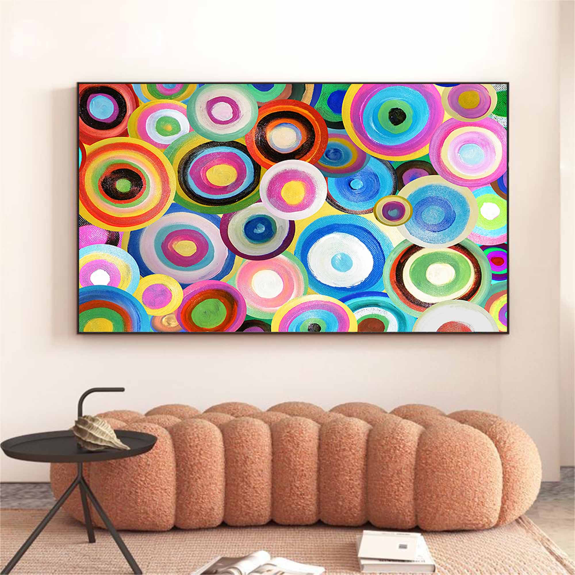 Wall Art Painterly Abstract Energetic Playful