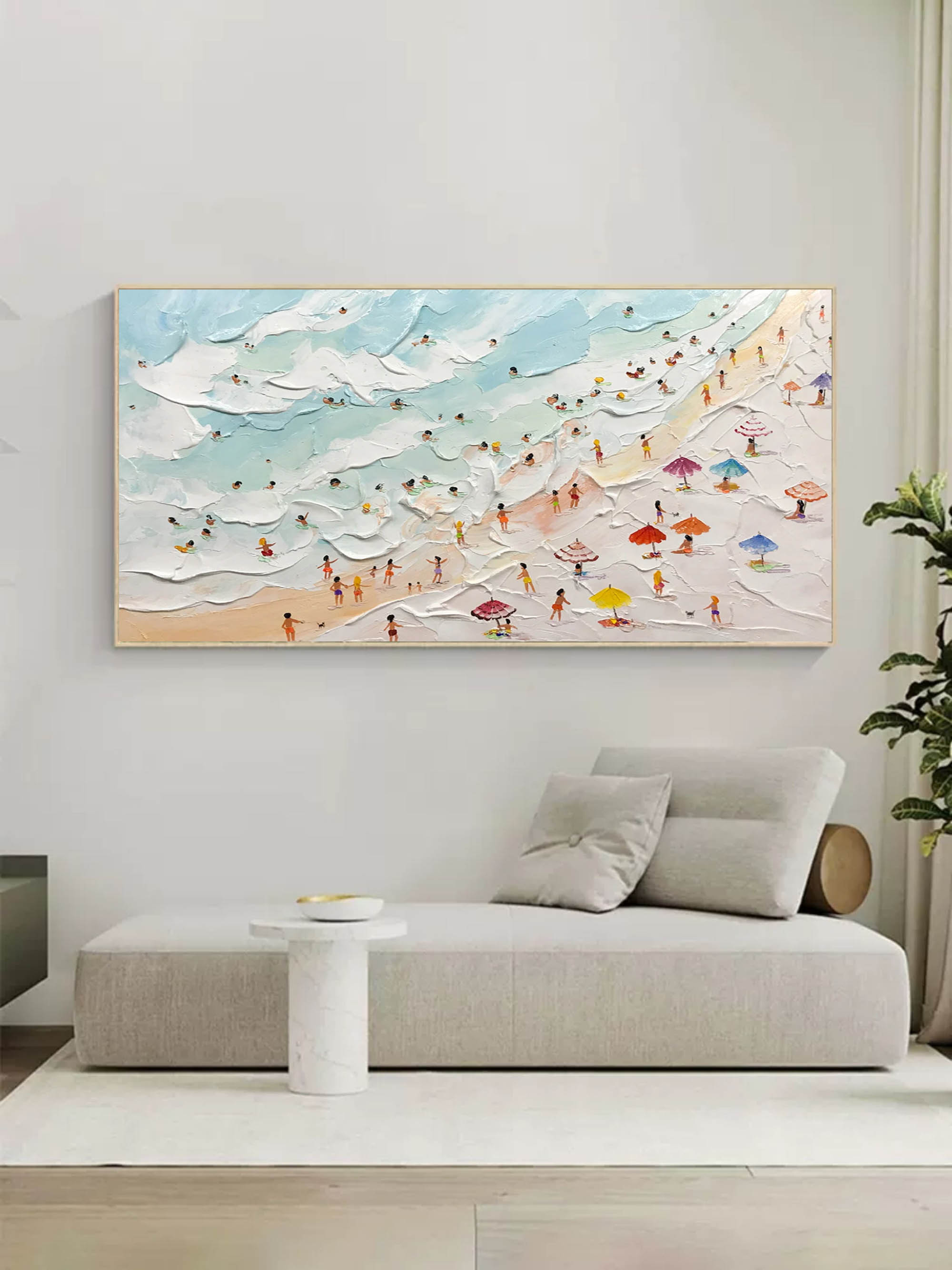 Plaster Art Texture Painting SG214 - Neutralighting