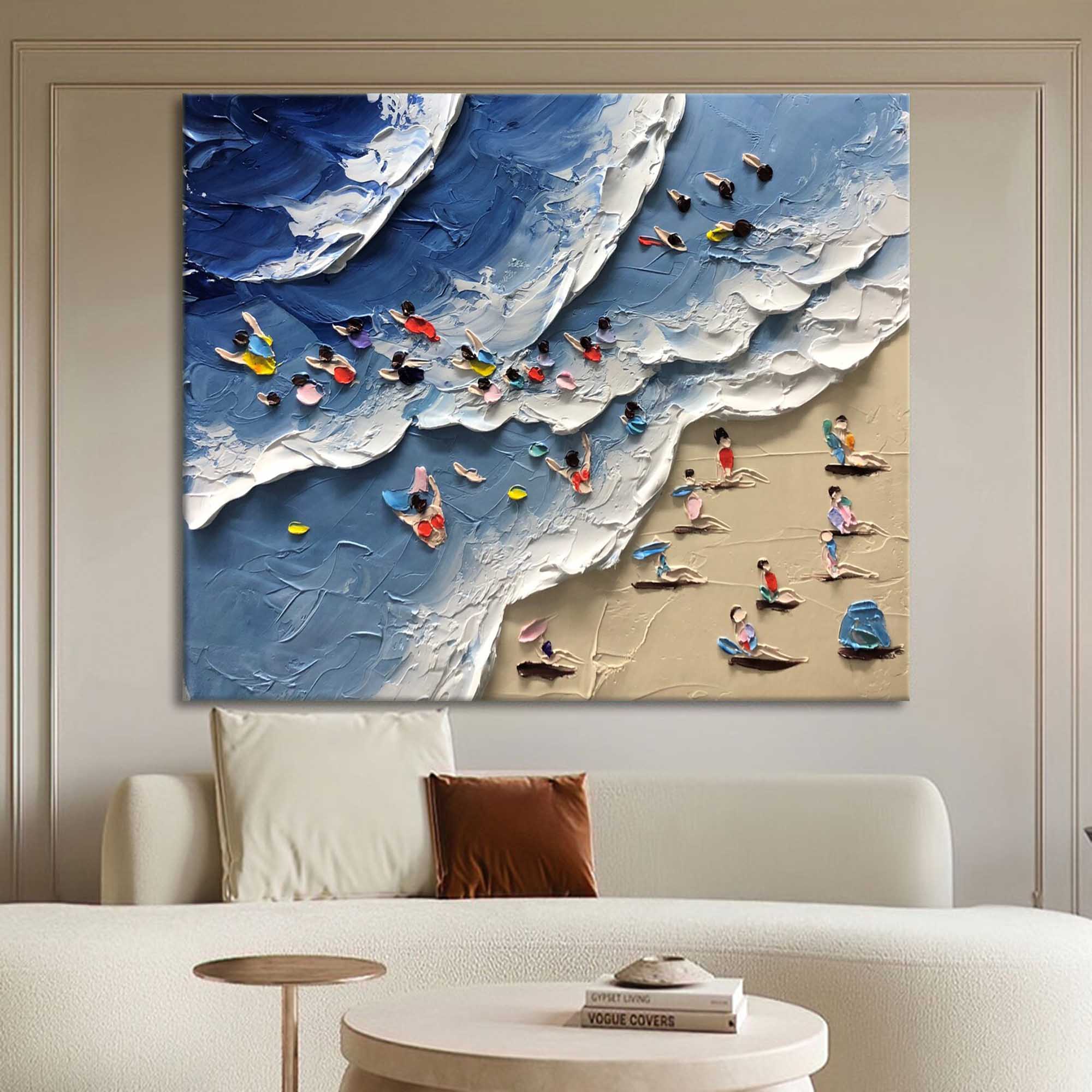Plaster Art Texture Painting SG209 - Neutralighting