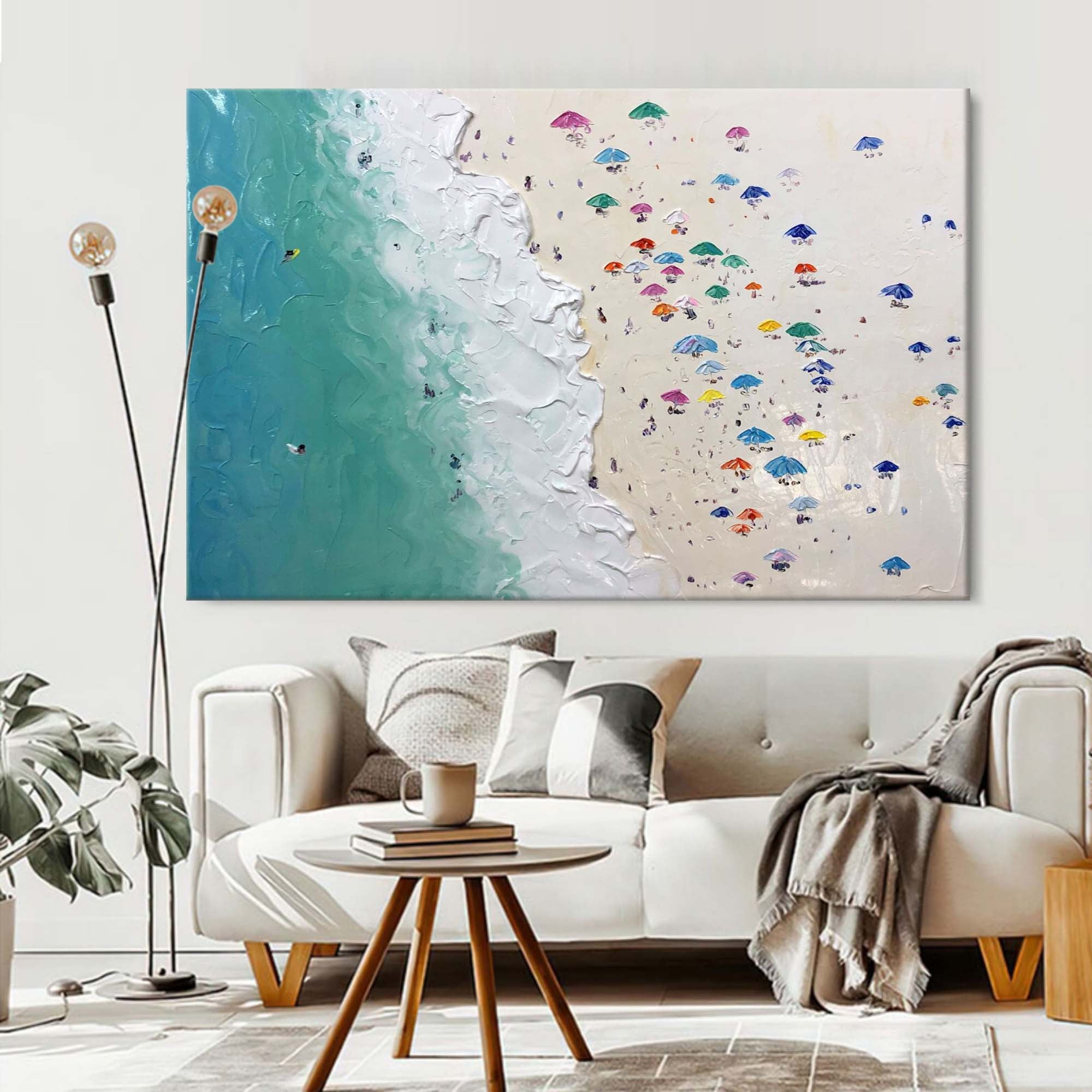 Plaster Art Texture Painting SG208 - Neutralighting