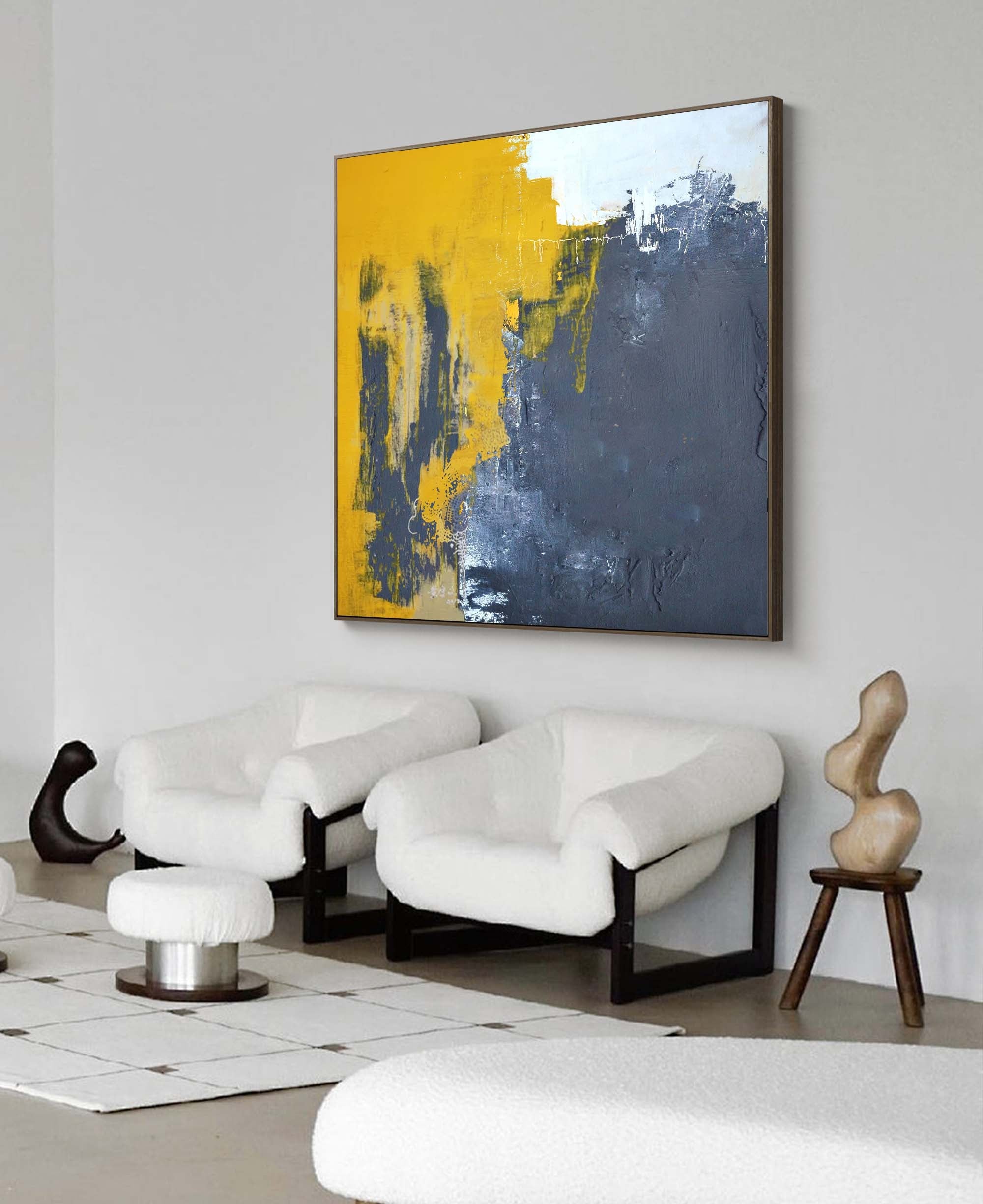 Wall Art Golden Slate Tectonic