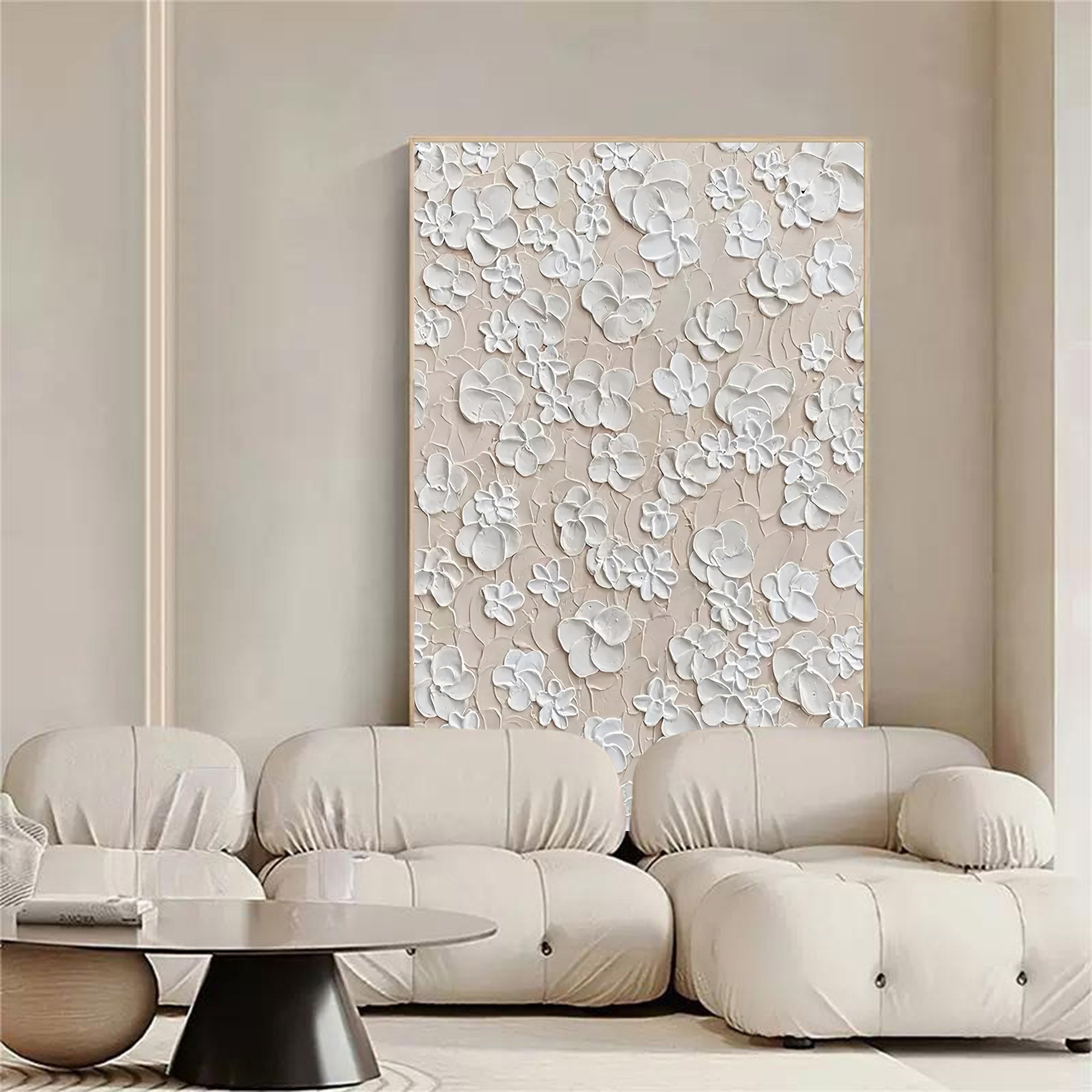 Plaster Art Texture Painting #SG039 - Neutralighting