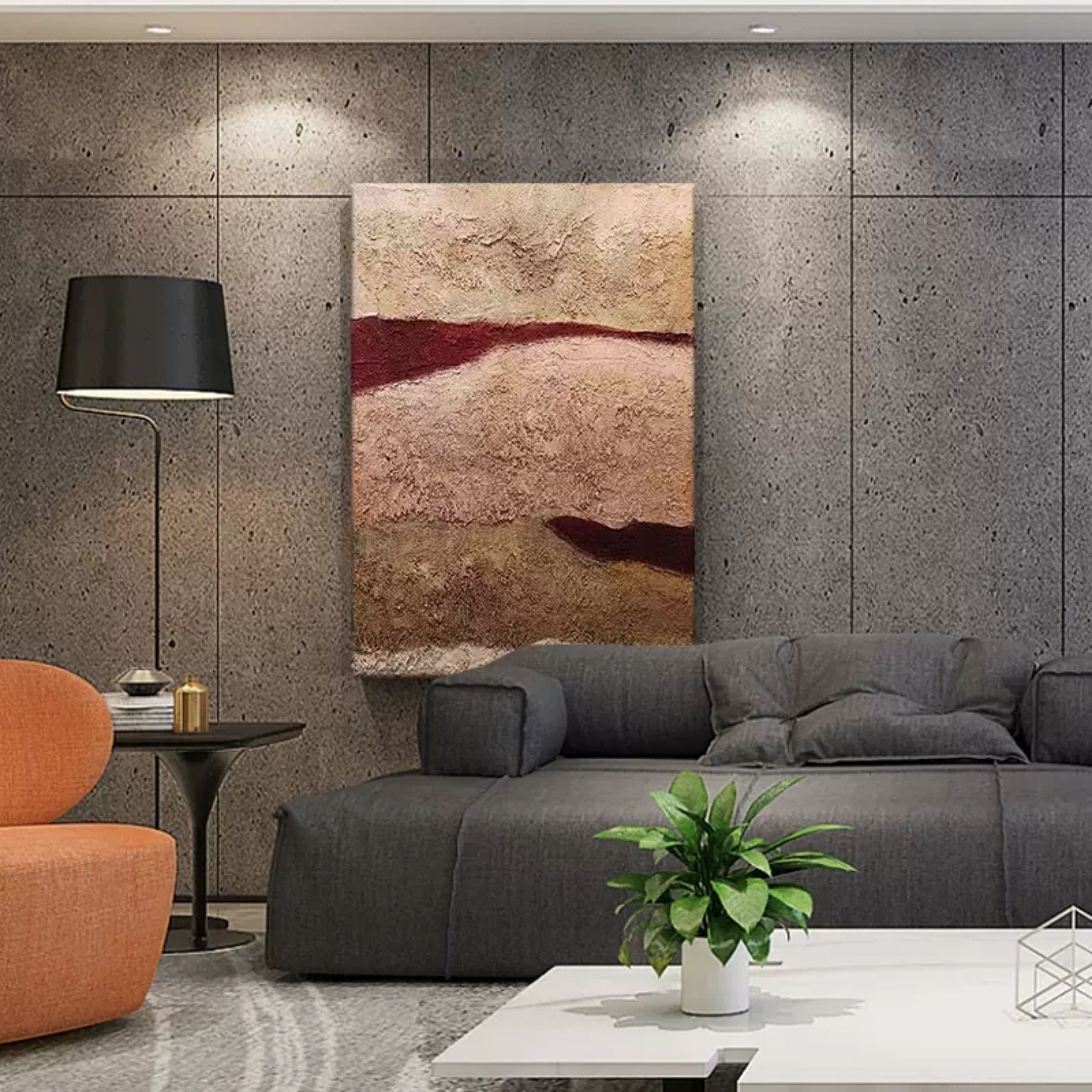 Wabi-Sabi Wall Art TX039 - Neutralighting