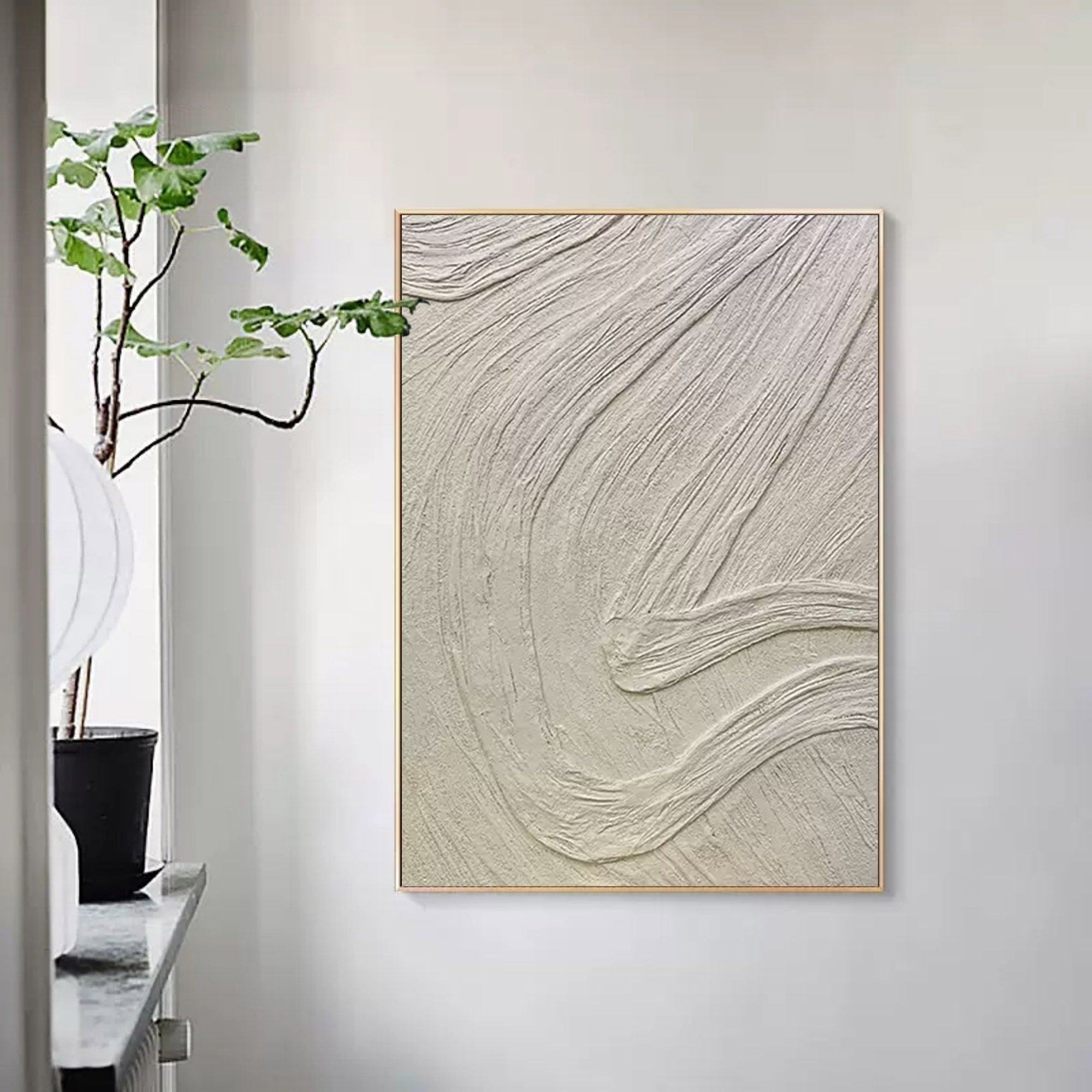 Plaster Art Texture Painting SG033 - Neutralighting