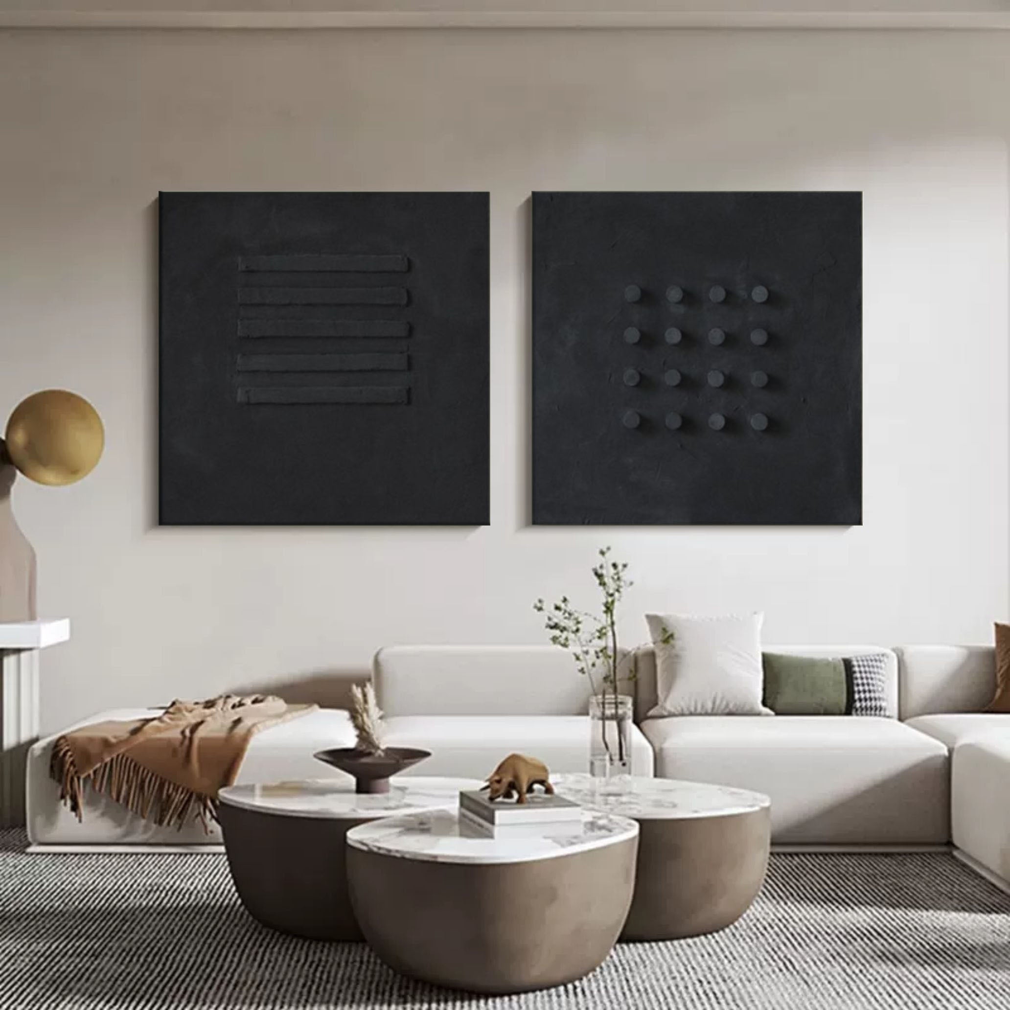 Abstract Painting Set Of 2 SP140 - Neutralighting