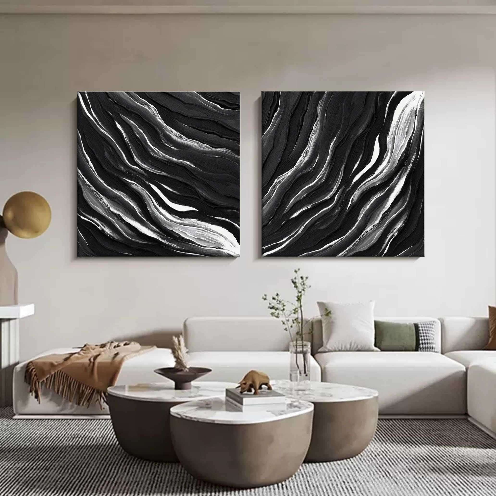 Abstract Painting Set Of 2 SP142 - Neutralighting