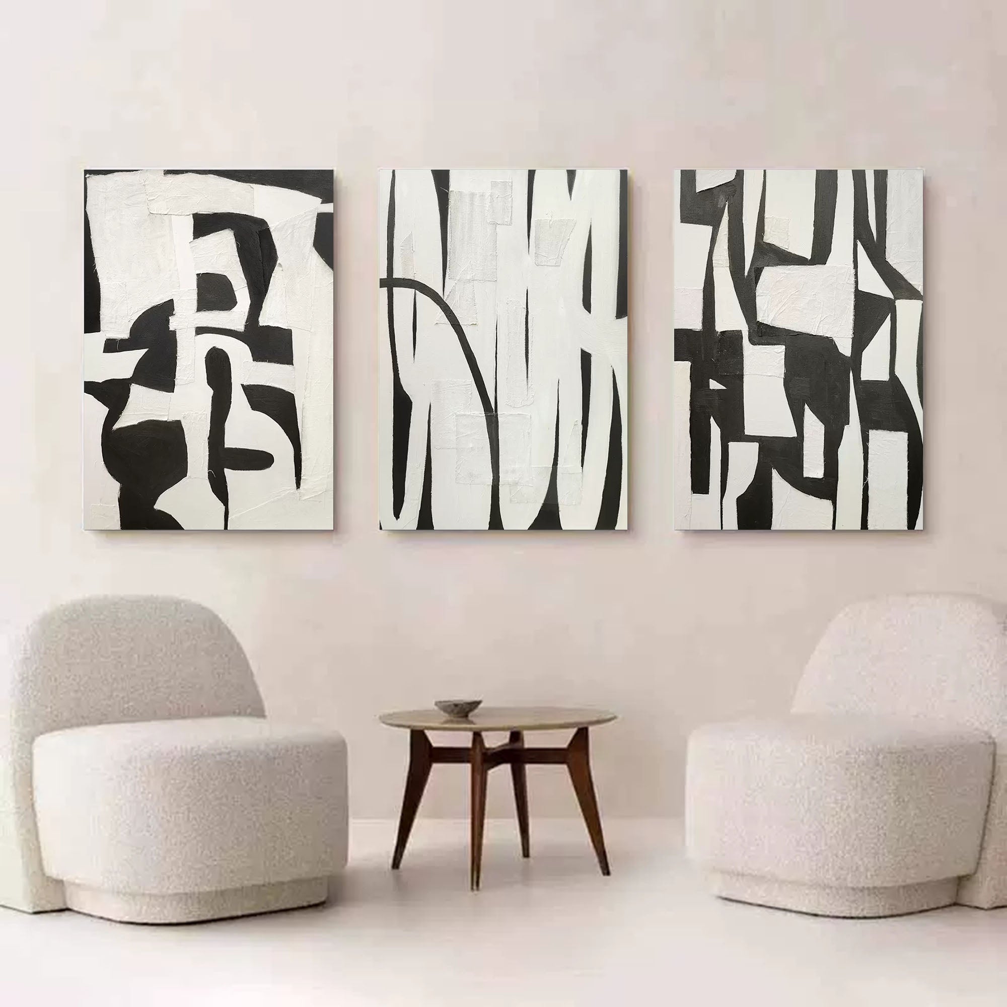 Abstract Painting Set of 3 SP123 - Neutralighting