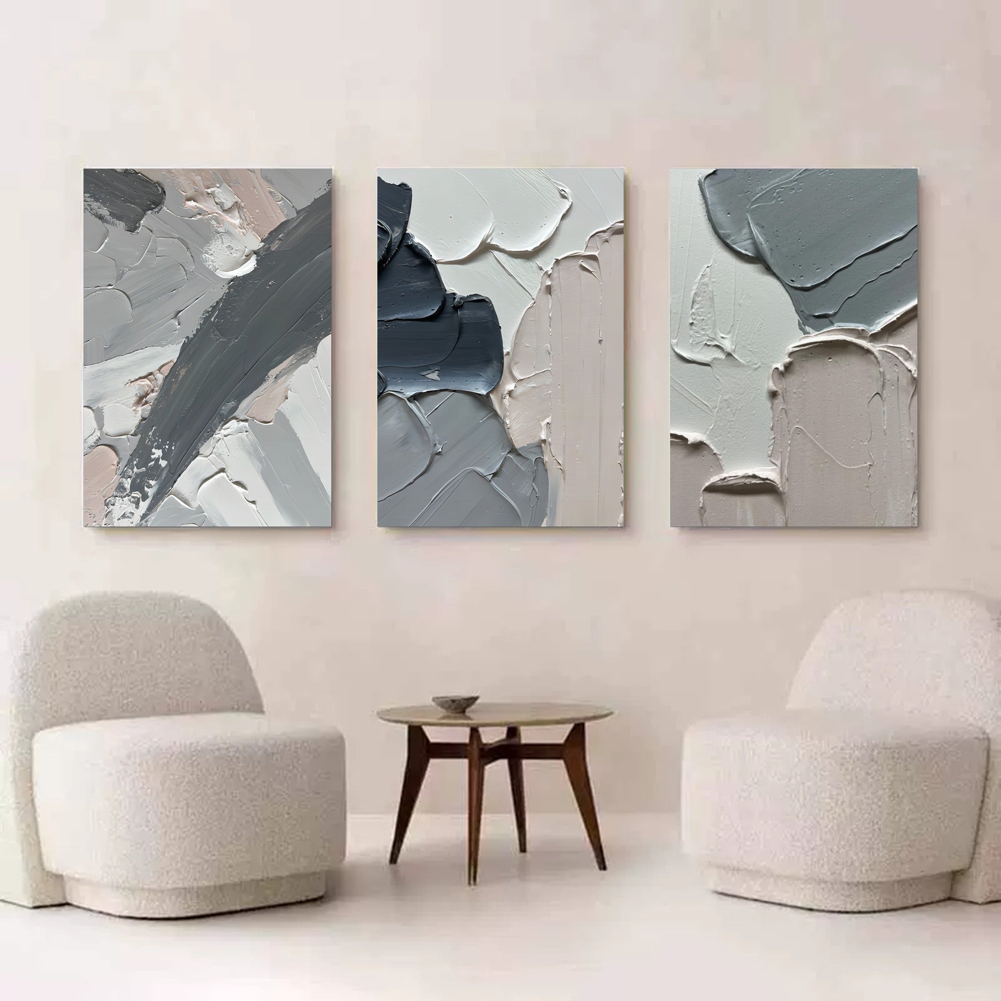 Abstract Painting Set of 3 SP079 - Neutralighting