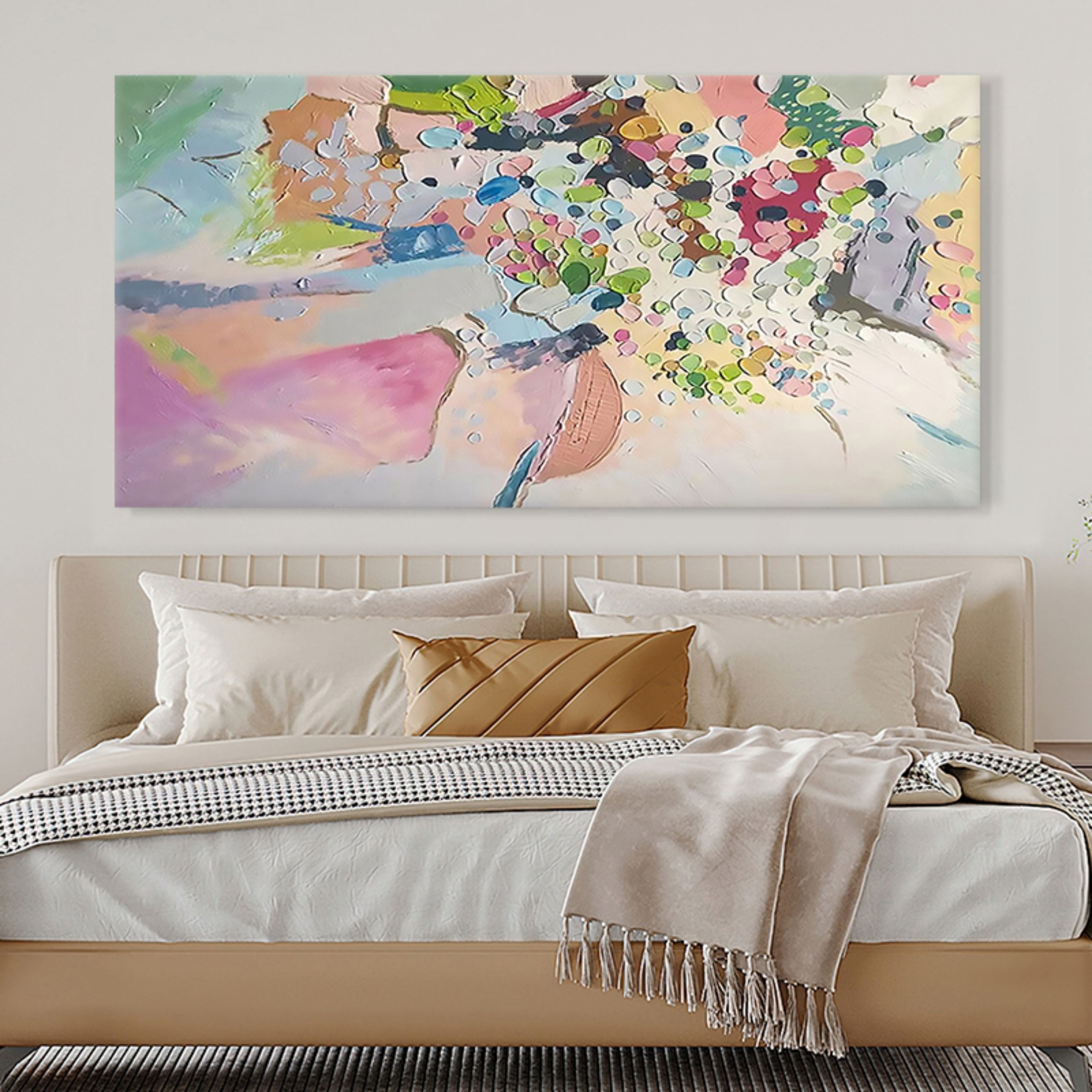 Plaster Art Texture Painting SG050 - Neutralighting