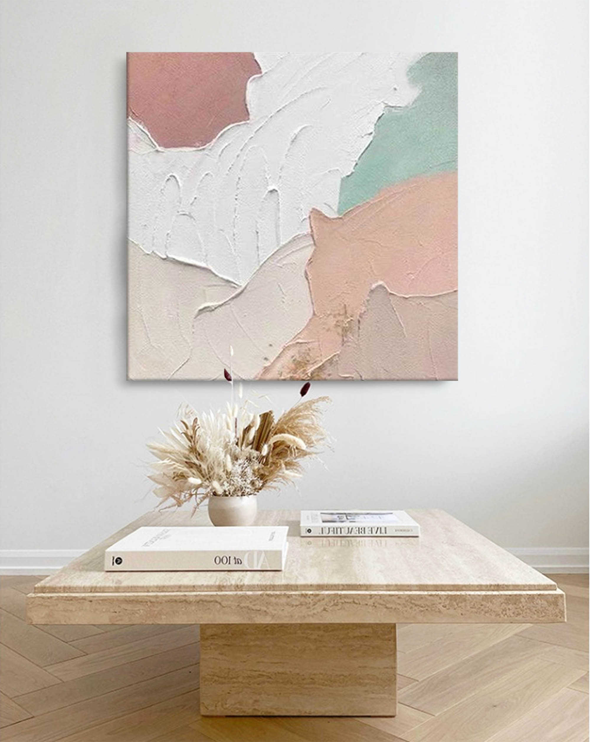 Abstract Canvas Art AB046 - Neutralighting