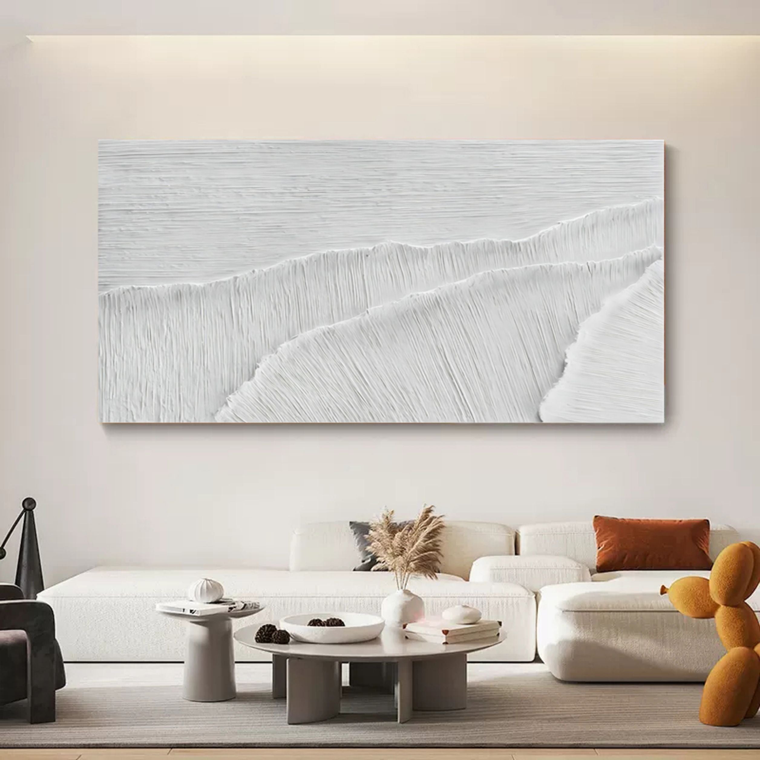 Plaster Art Texture Painting SG093 - Neutralighting