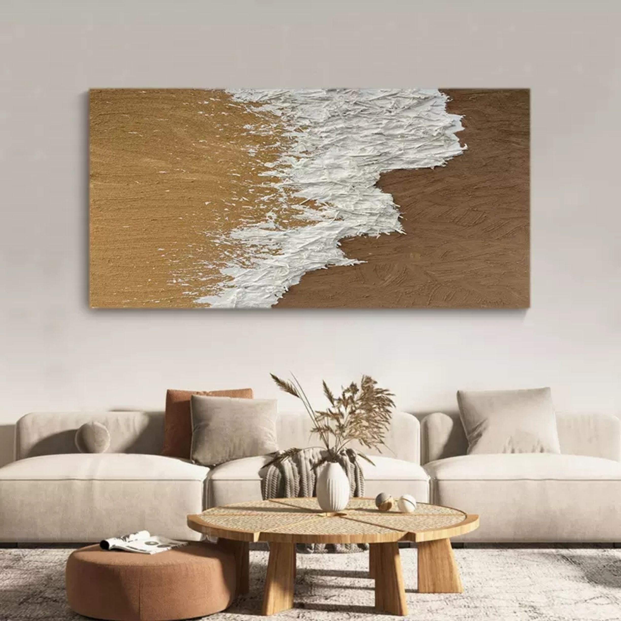 Plaster Art Texture Painting TX076 - Neutralighting