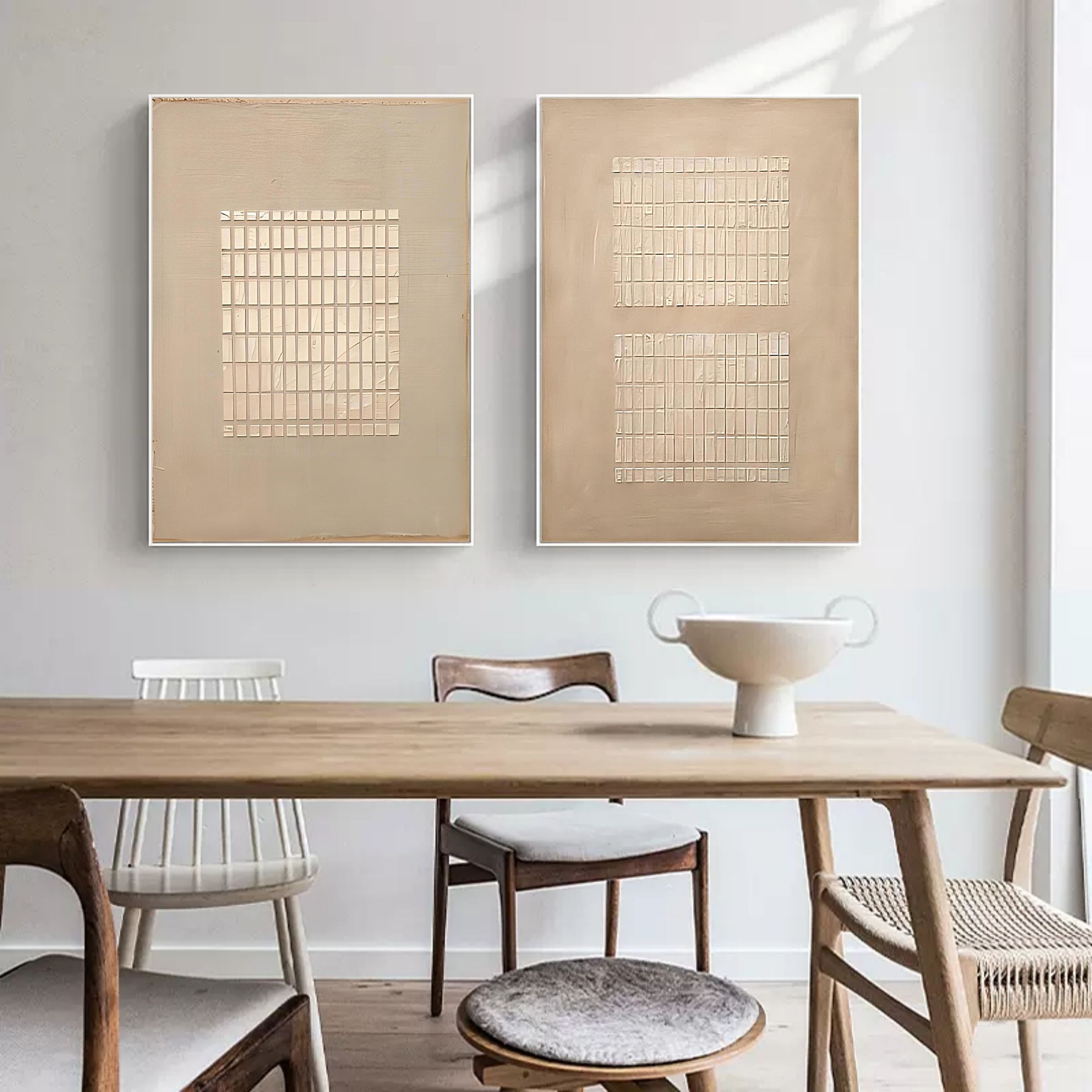 Abstract Painting Set Of 2 SP070 - Neutralighting