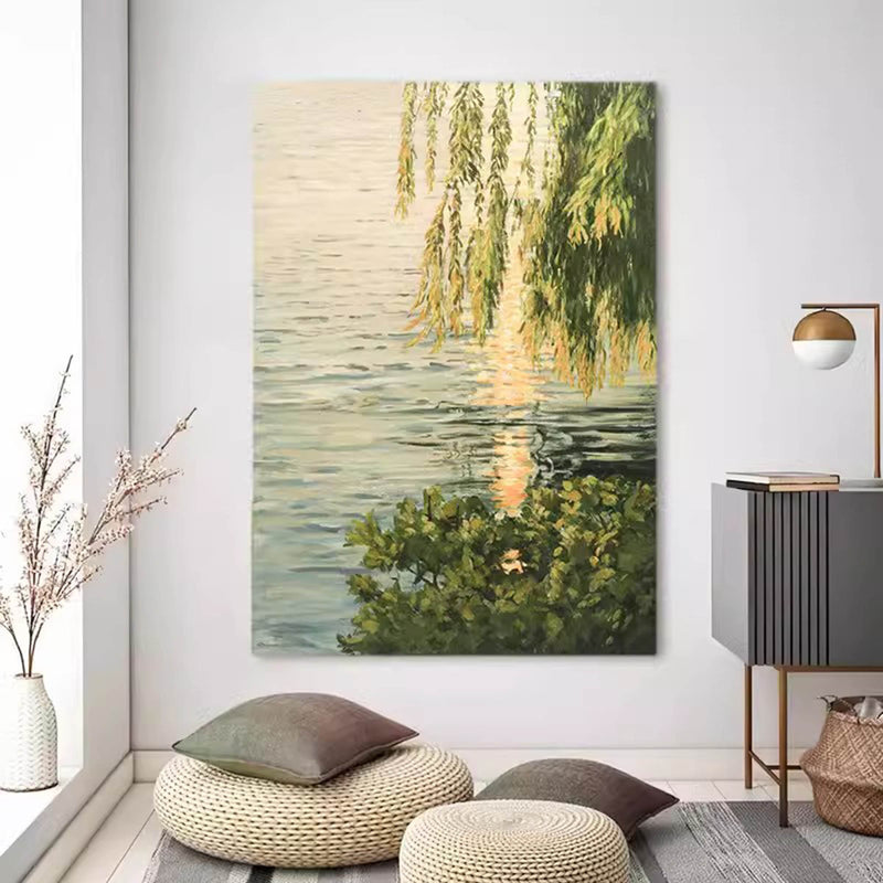 Wall Art Landscape Water Soft Gradient