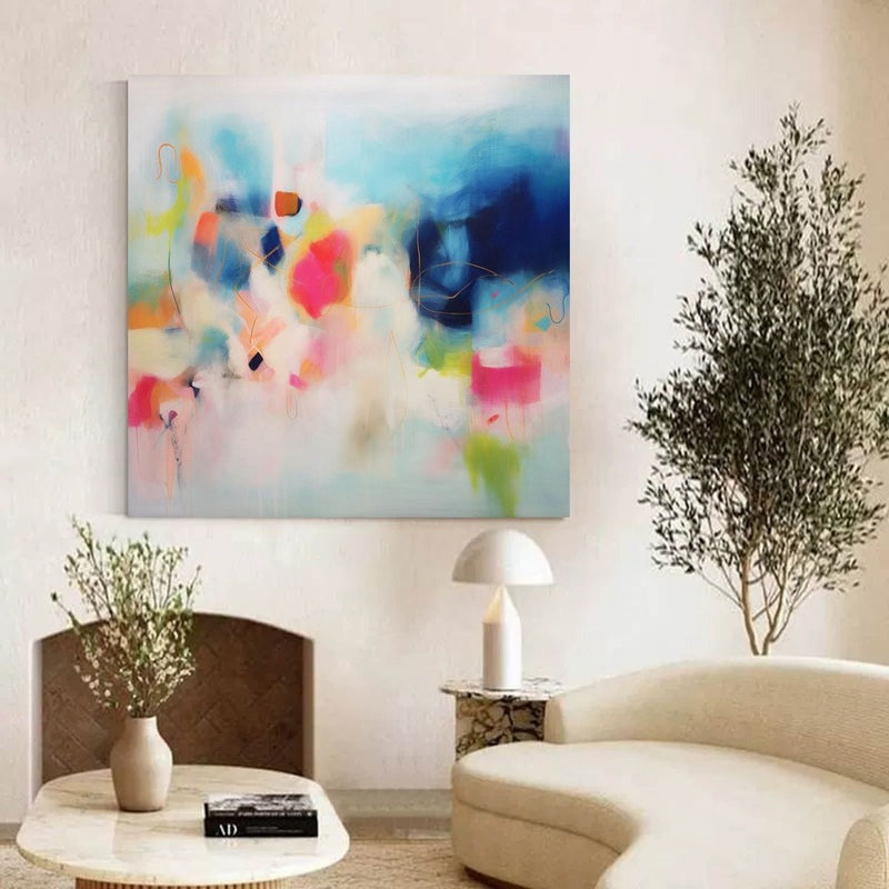 Colorful Abstract Oil Painting