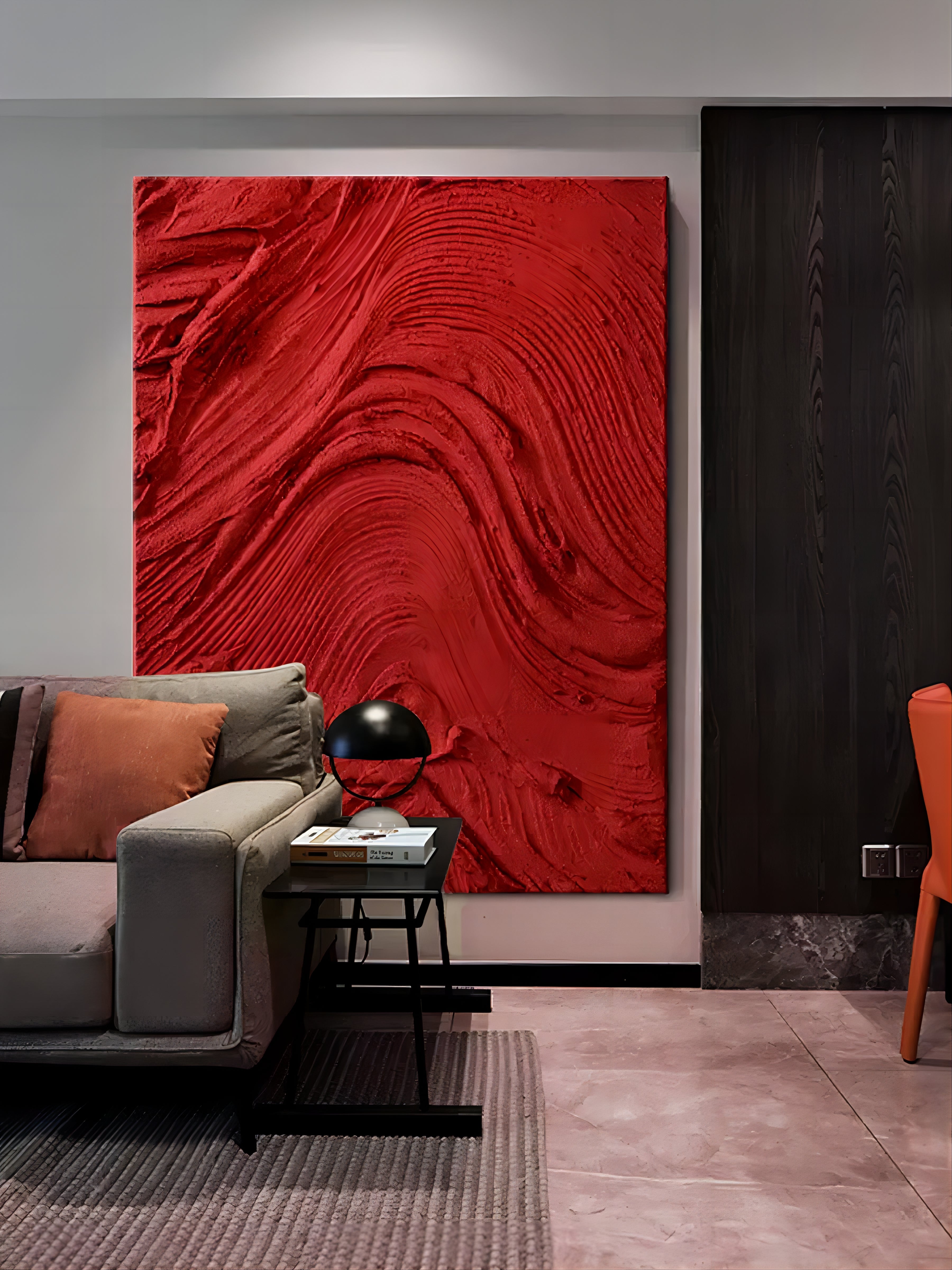 Plaster Art Texture Painting SG006 - Neutralighting