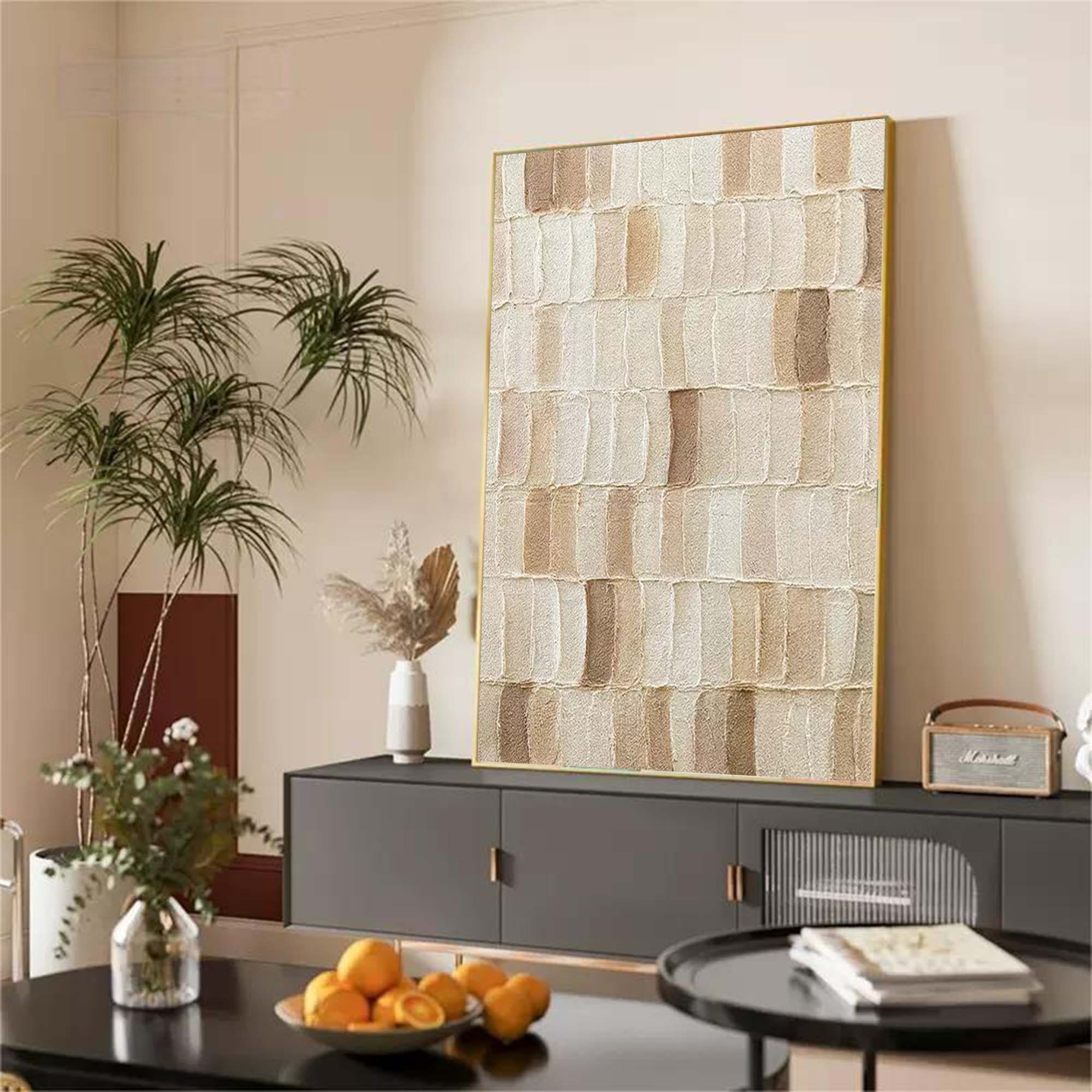 Plaster Art Texture Painting SG216 - Neutralighting