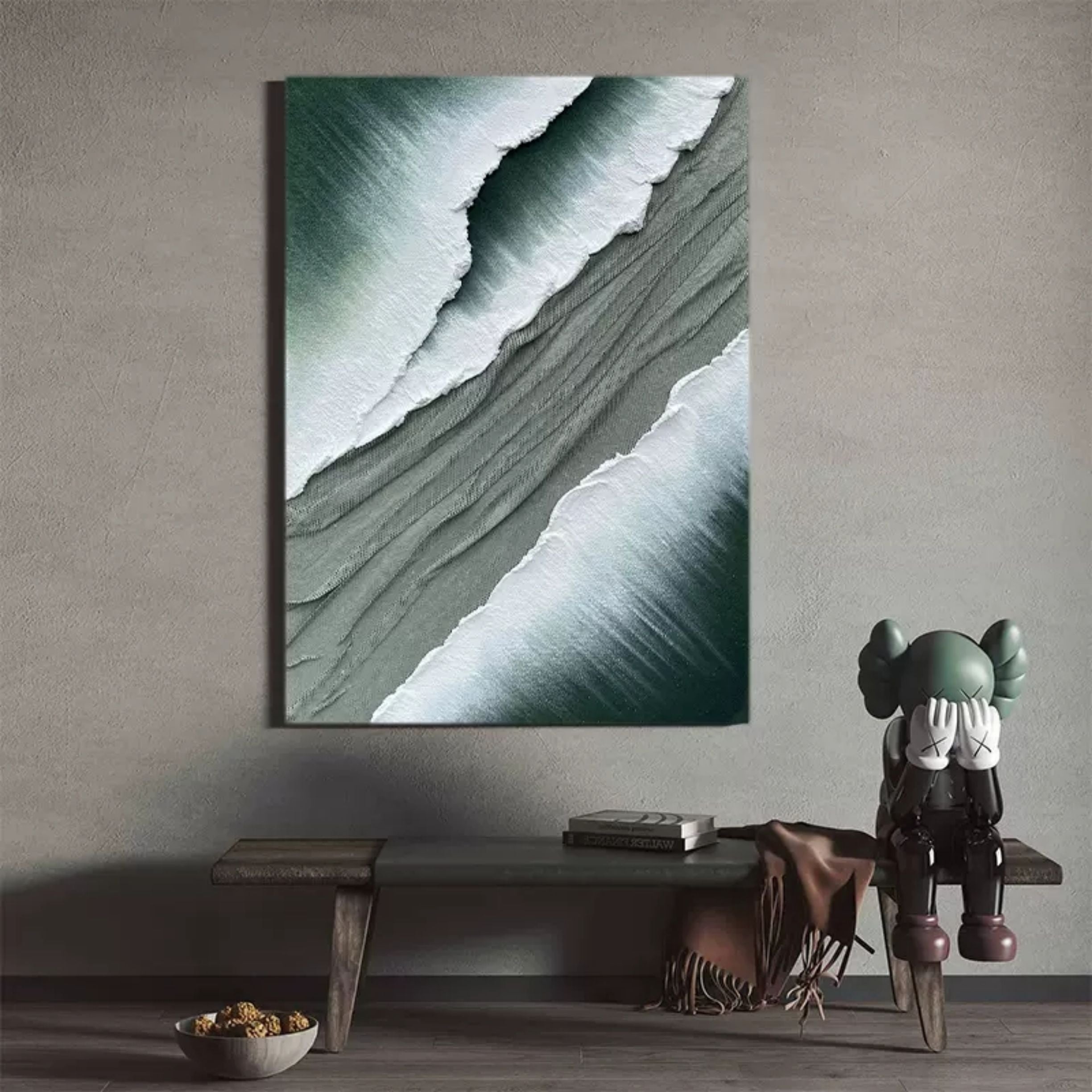 Plaster Art Texture Painting SG085 - Neutralighting