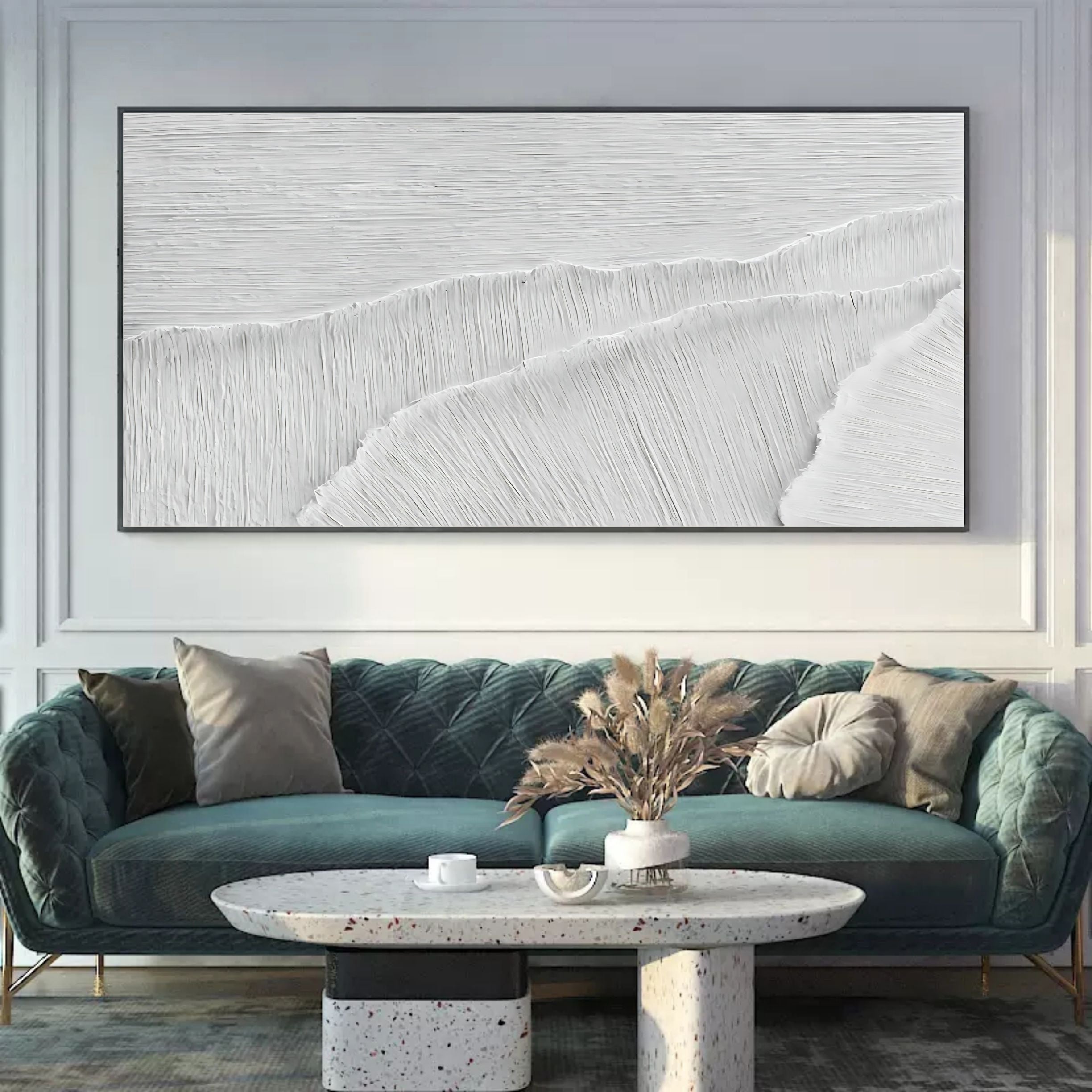 Plaster Art Texture Painting SG093 - Neutralighting