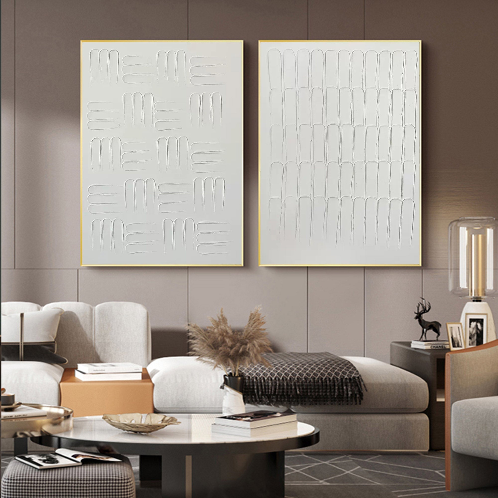 Abstract Painting Set Of 2 SP086 - Neutralighting