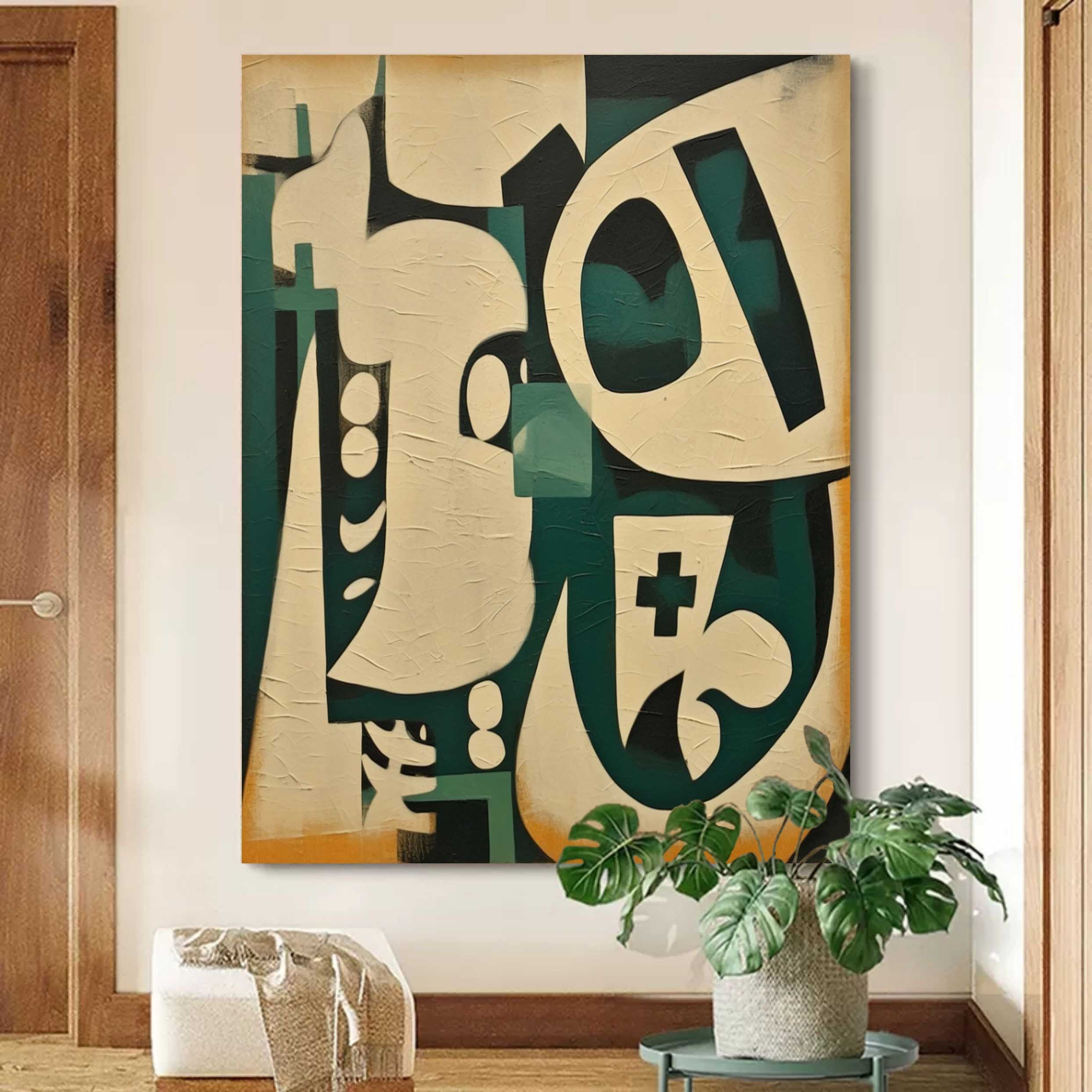 Wall Art Wabi-Sabi Contemporary Geometric