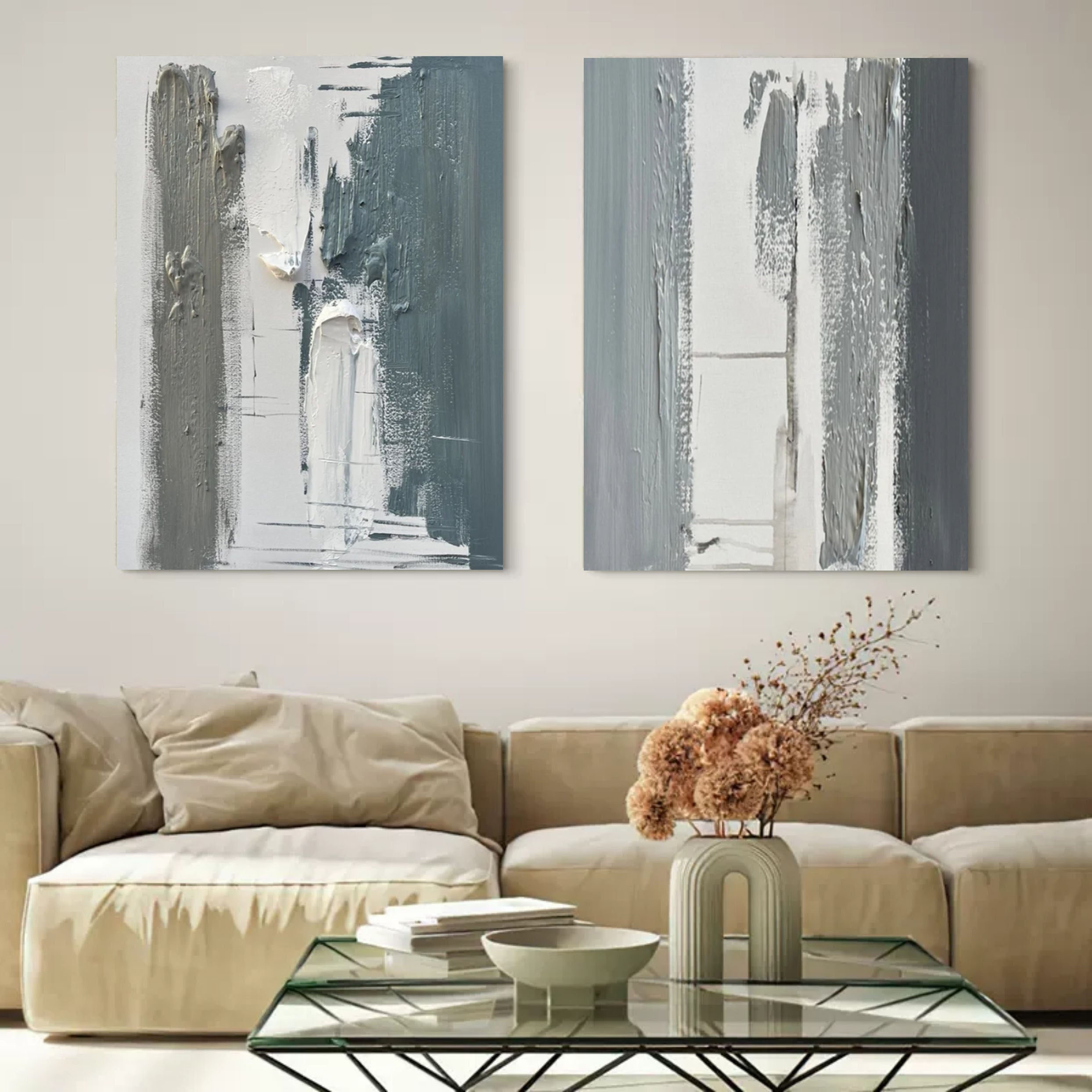Wall Art Abstract Minimalist Zen Calm