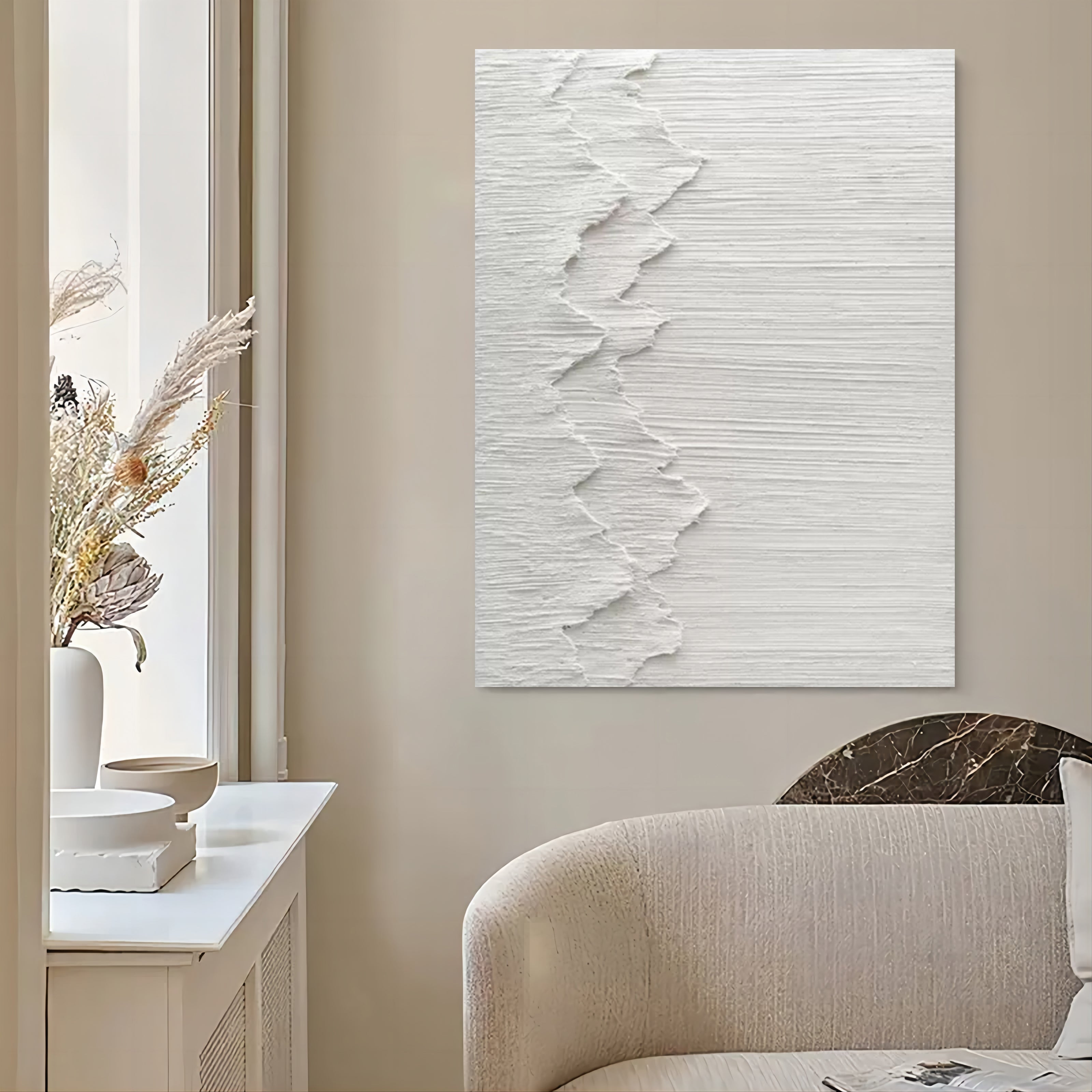 Plaster Art Texture Painting TX101 - Neutralighting