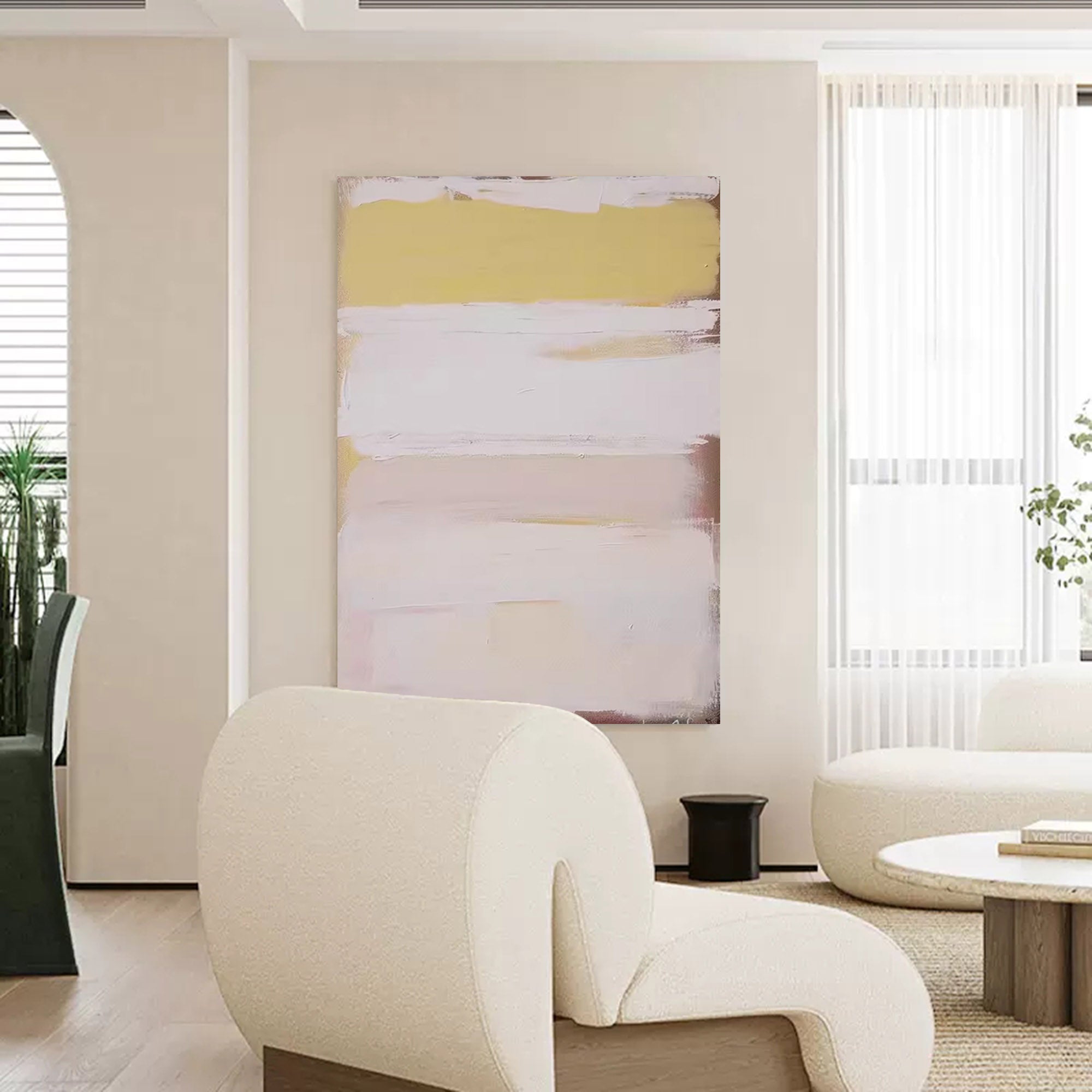 Wall ArtMinimalist Scandinavian Gentle Cream