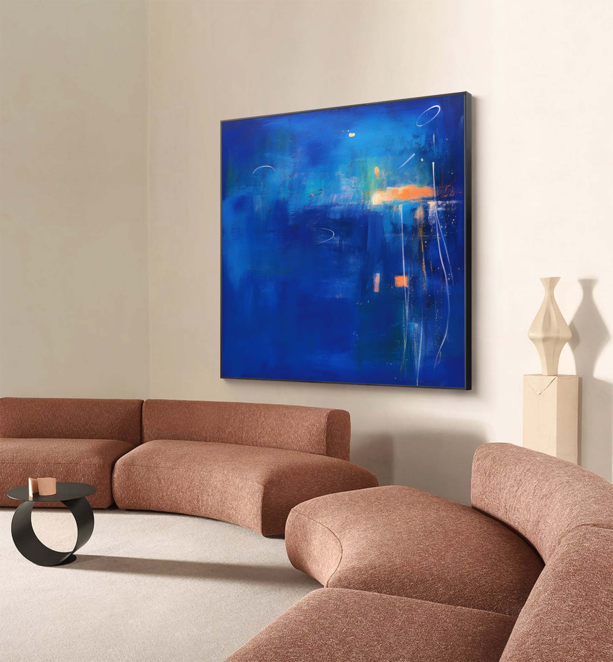 Abstract Canvas Art AB210 - Neutralighting