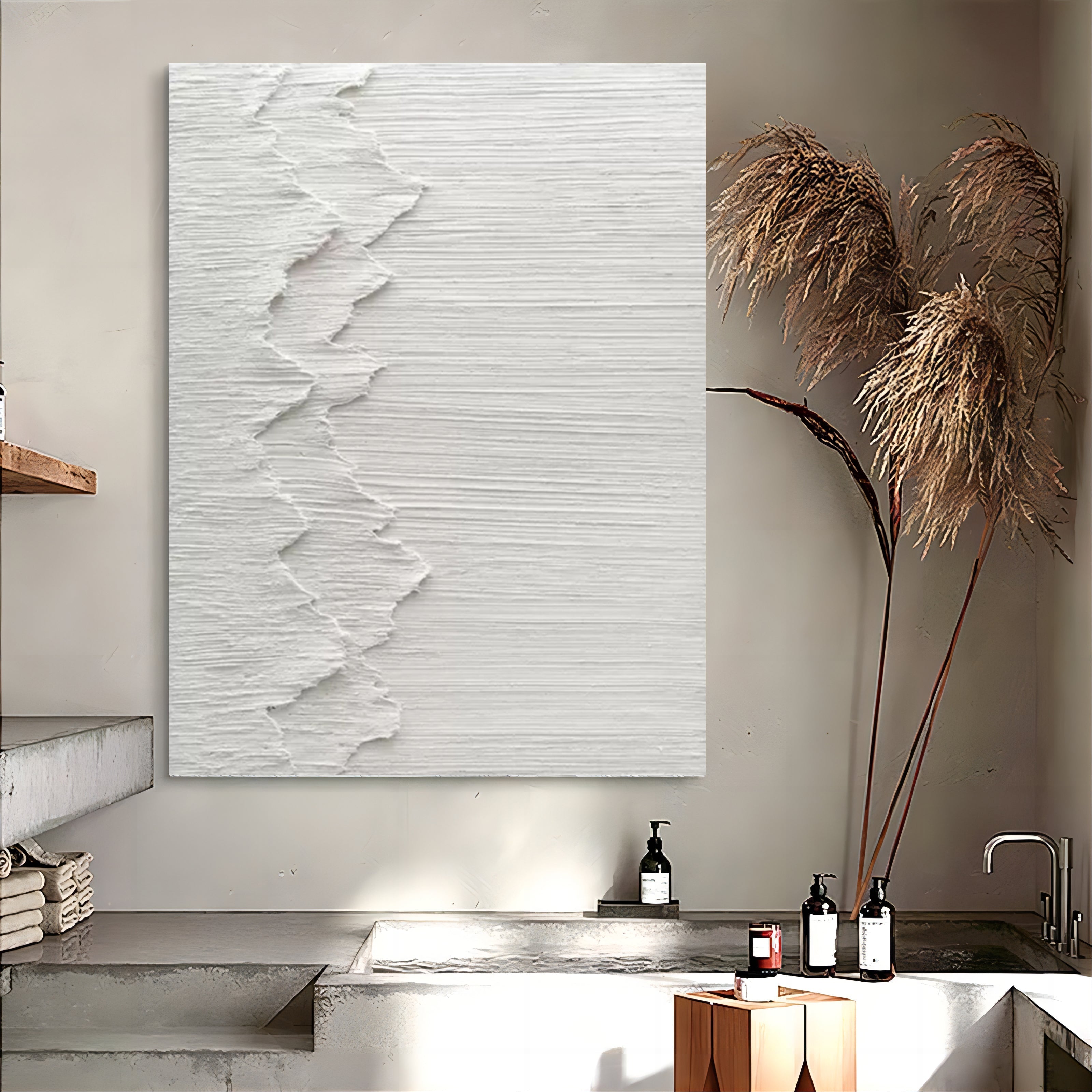 Plaster Art Texture Painting TX101 - Neutralighting