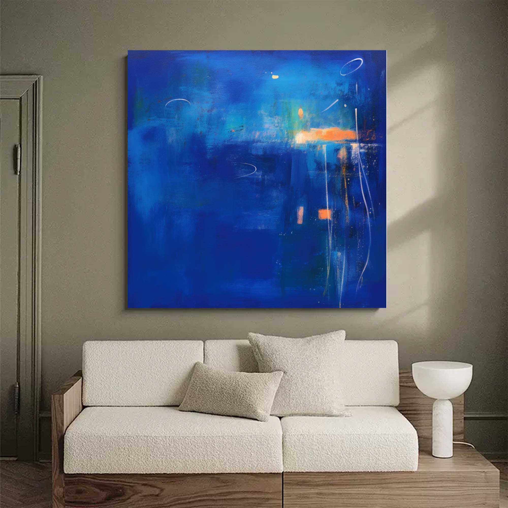 Abstract Canvas Art AB210 - Neutralighting
