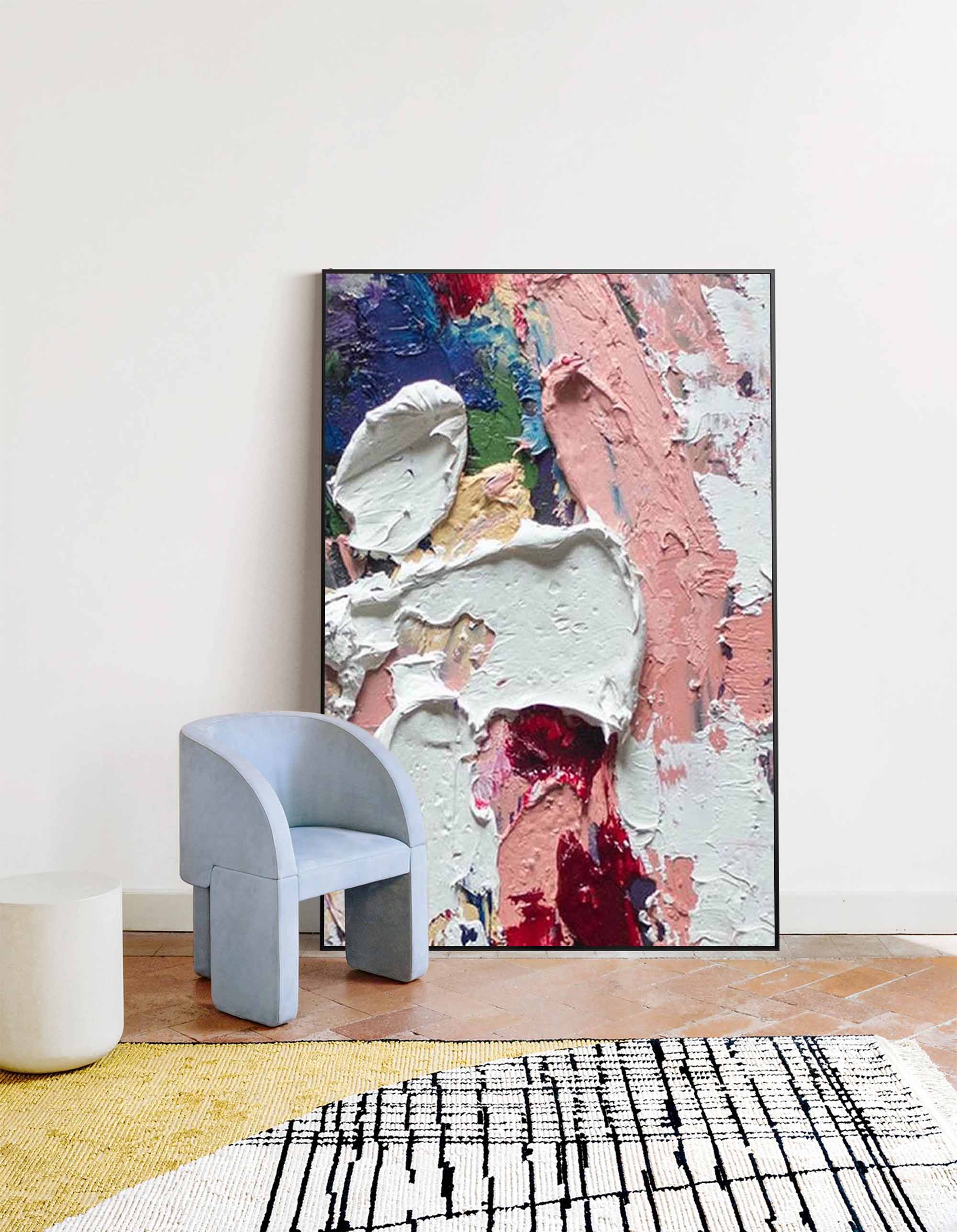 Abstract Canvas Art AB043 - Neutralighting