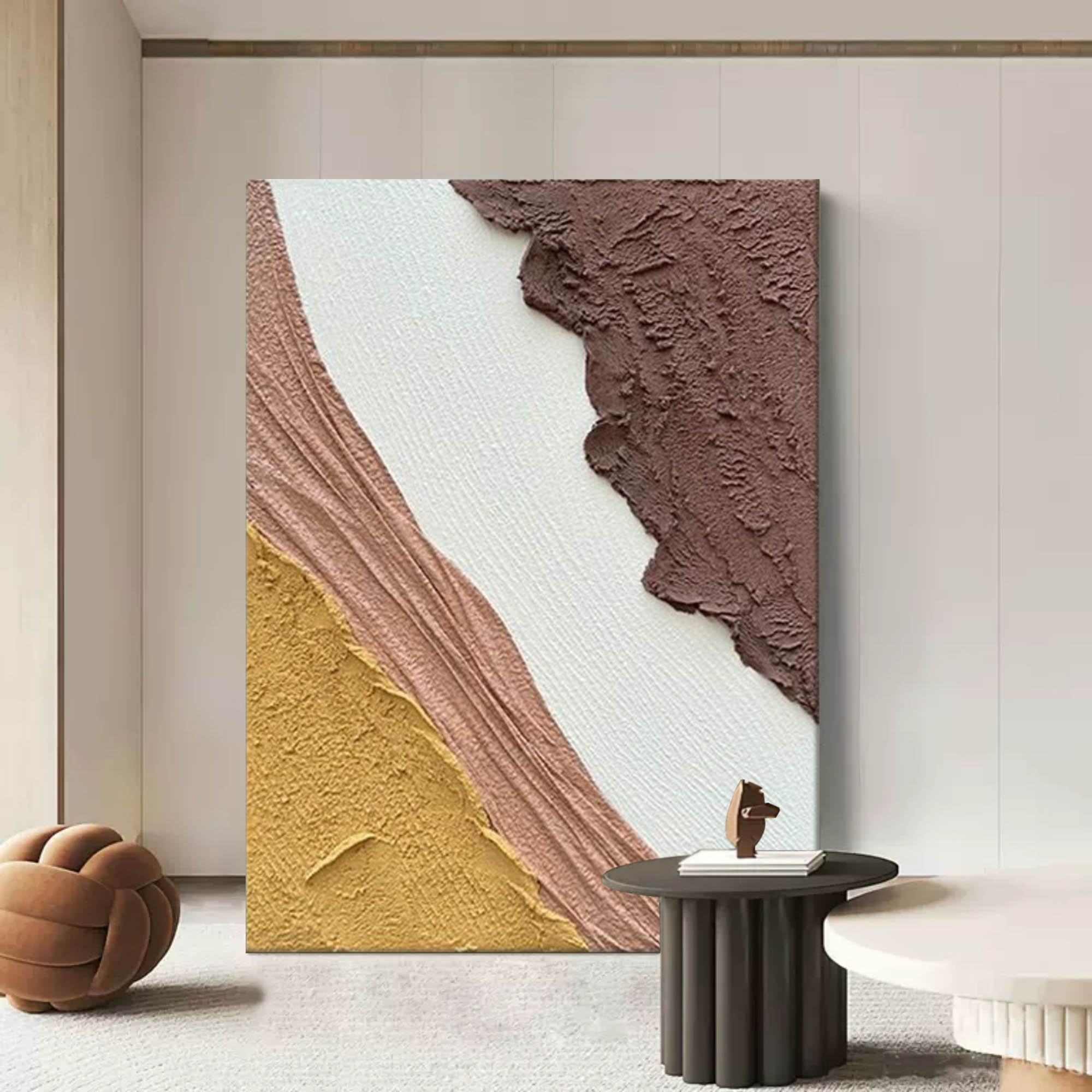 Plaster Art Texture Painting SG192 - Neutralighting