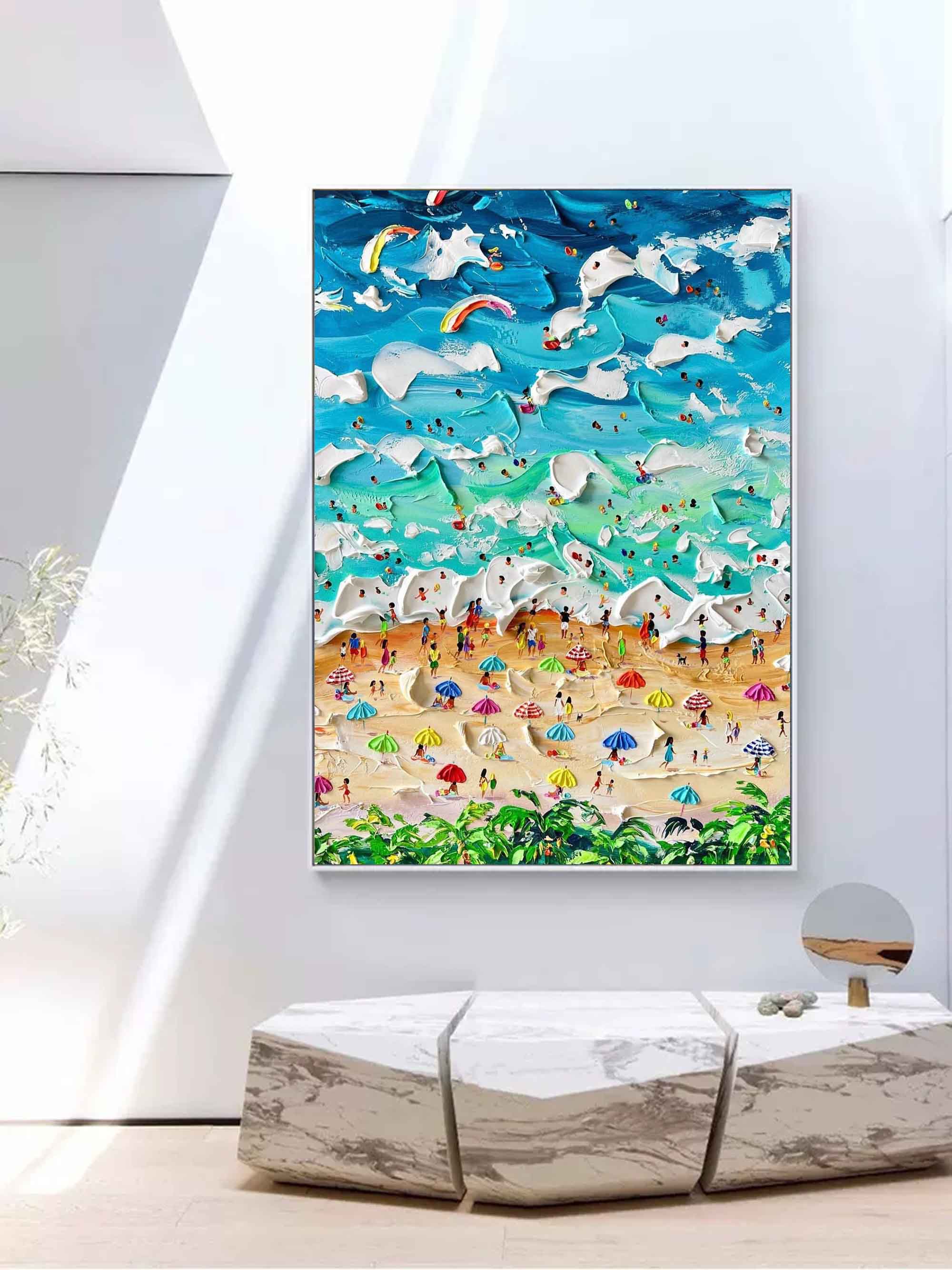 Plaster Art Texture Painting SG205 - Neutralighting