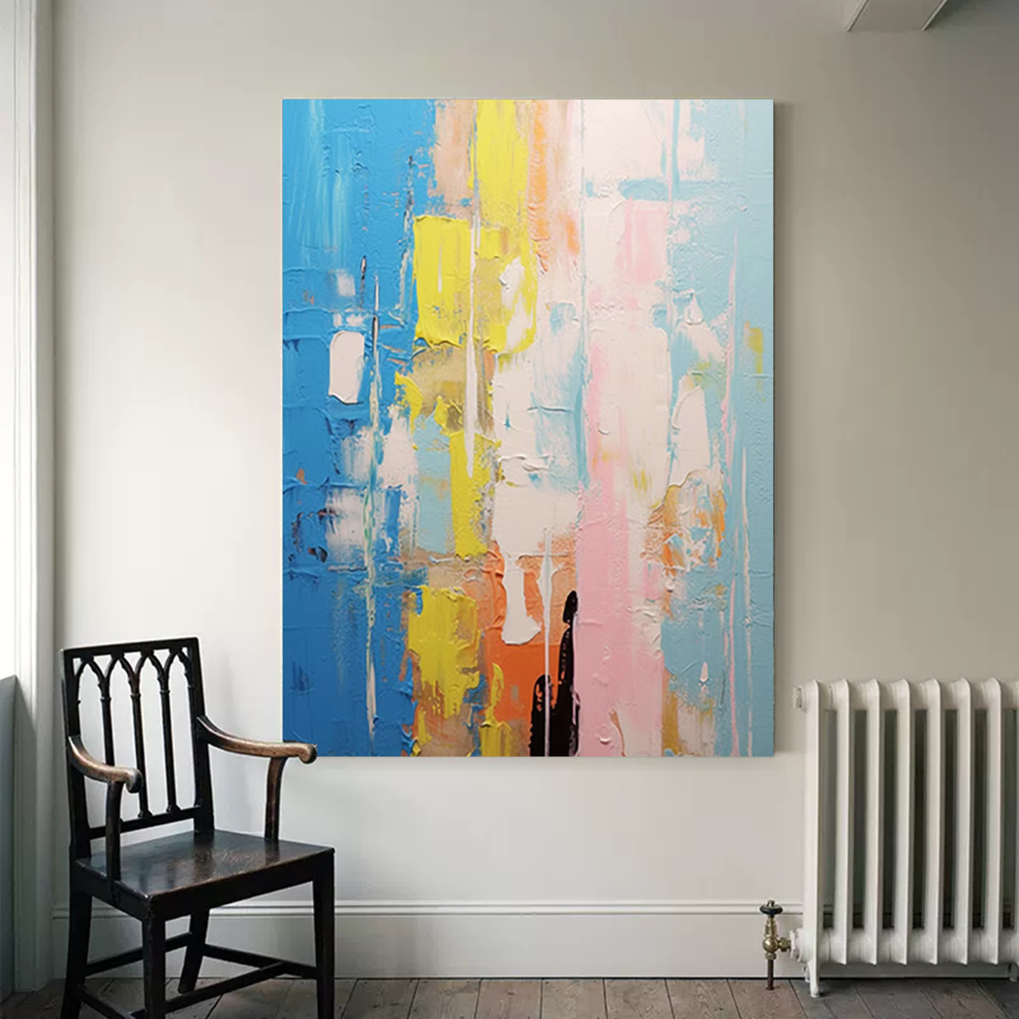 Abstract Canvas Art AB038 - Neutralighting