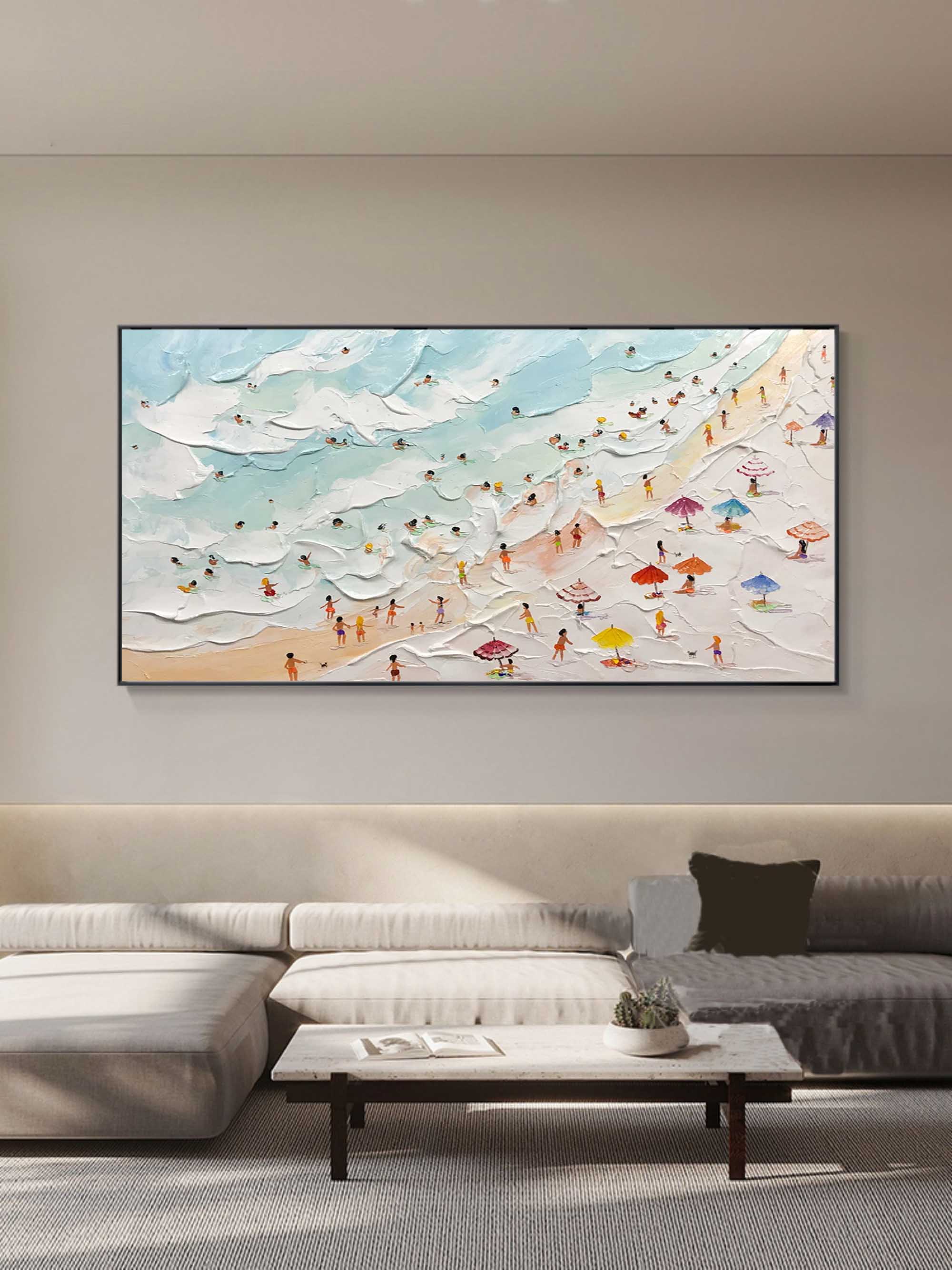 Plaster Art Texture Painting SG214 - Neutralighting