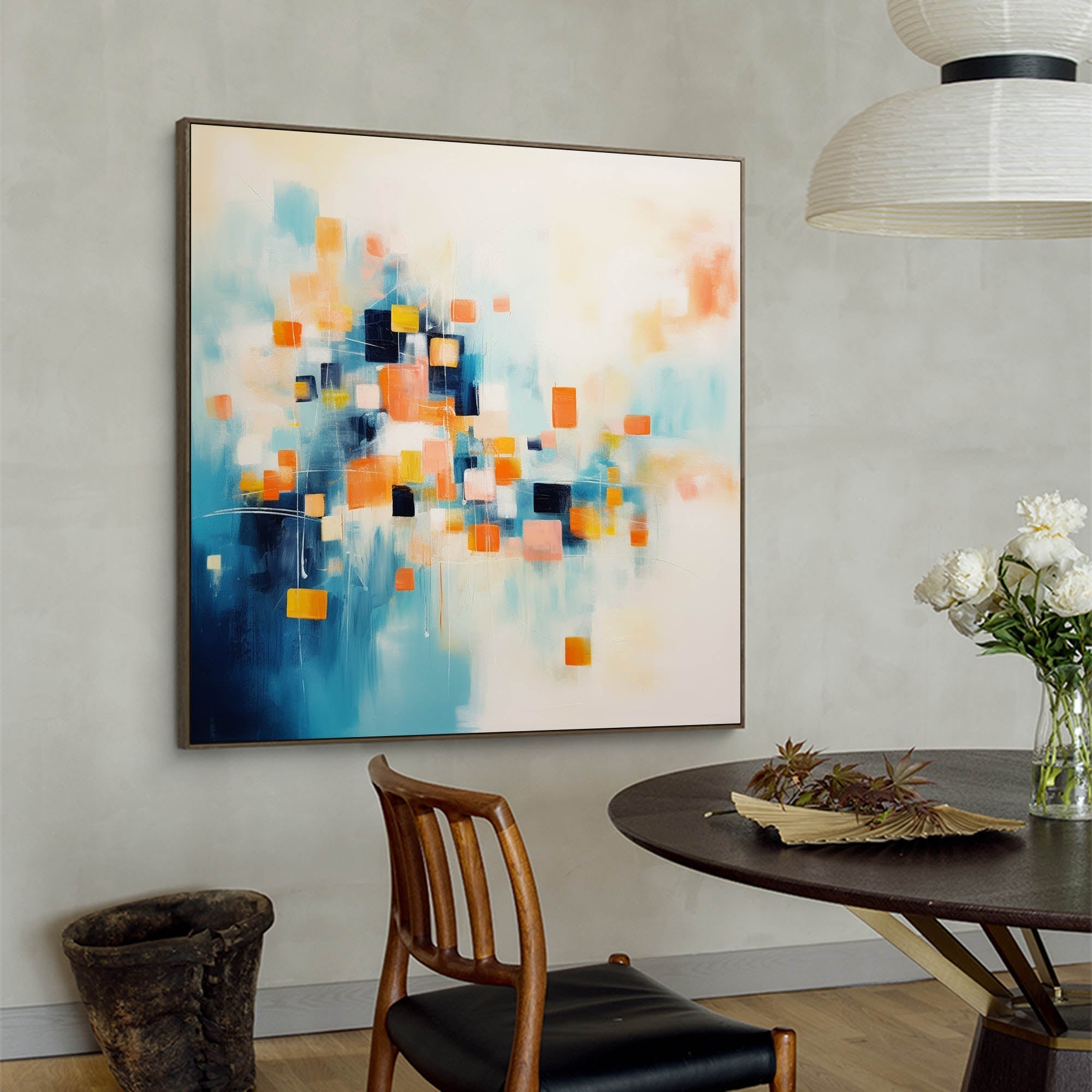 Abstract Canvas Art AB224 - Neutralighting
