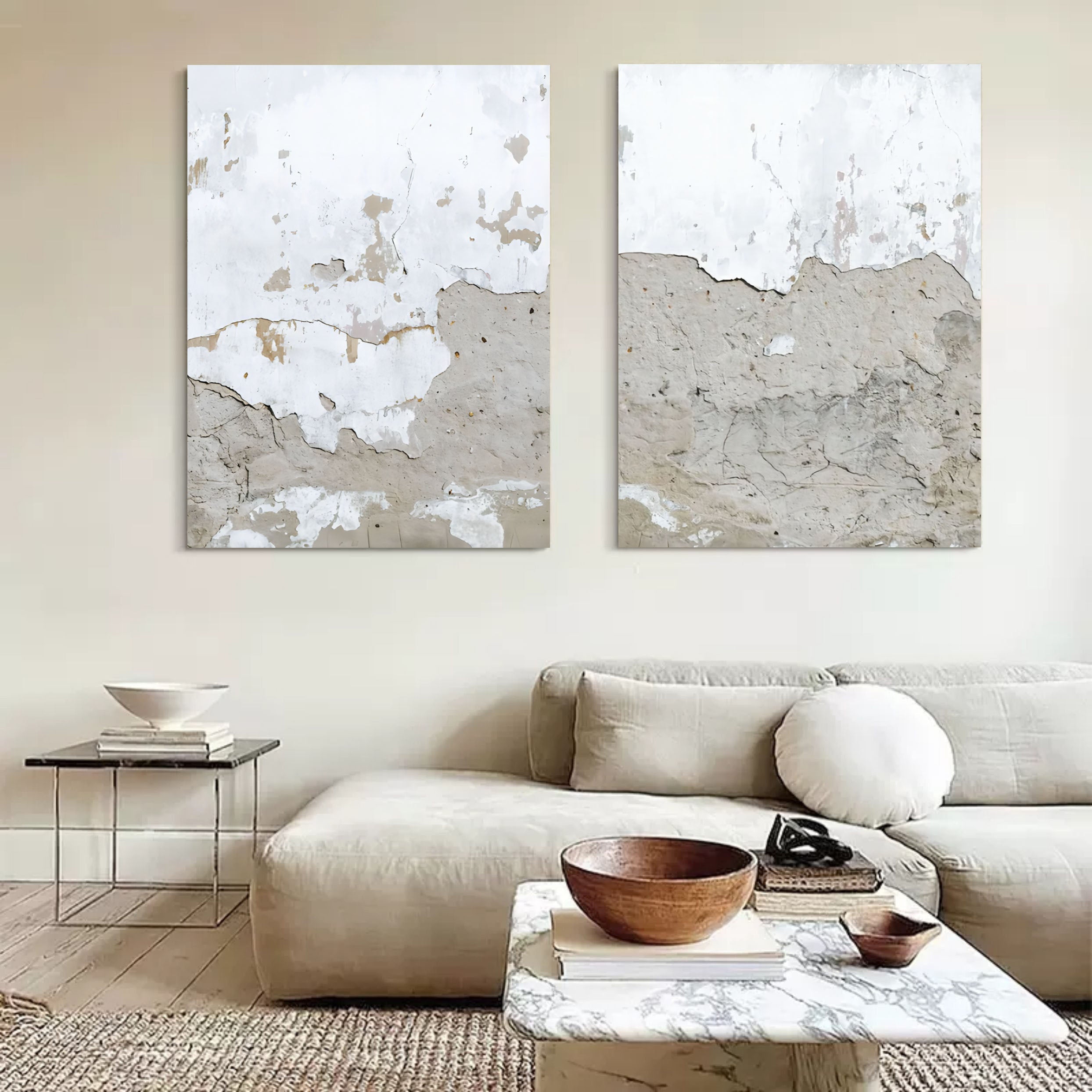 Abstract Painting Set Of 2 SP077 - Neutralighting