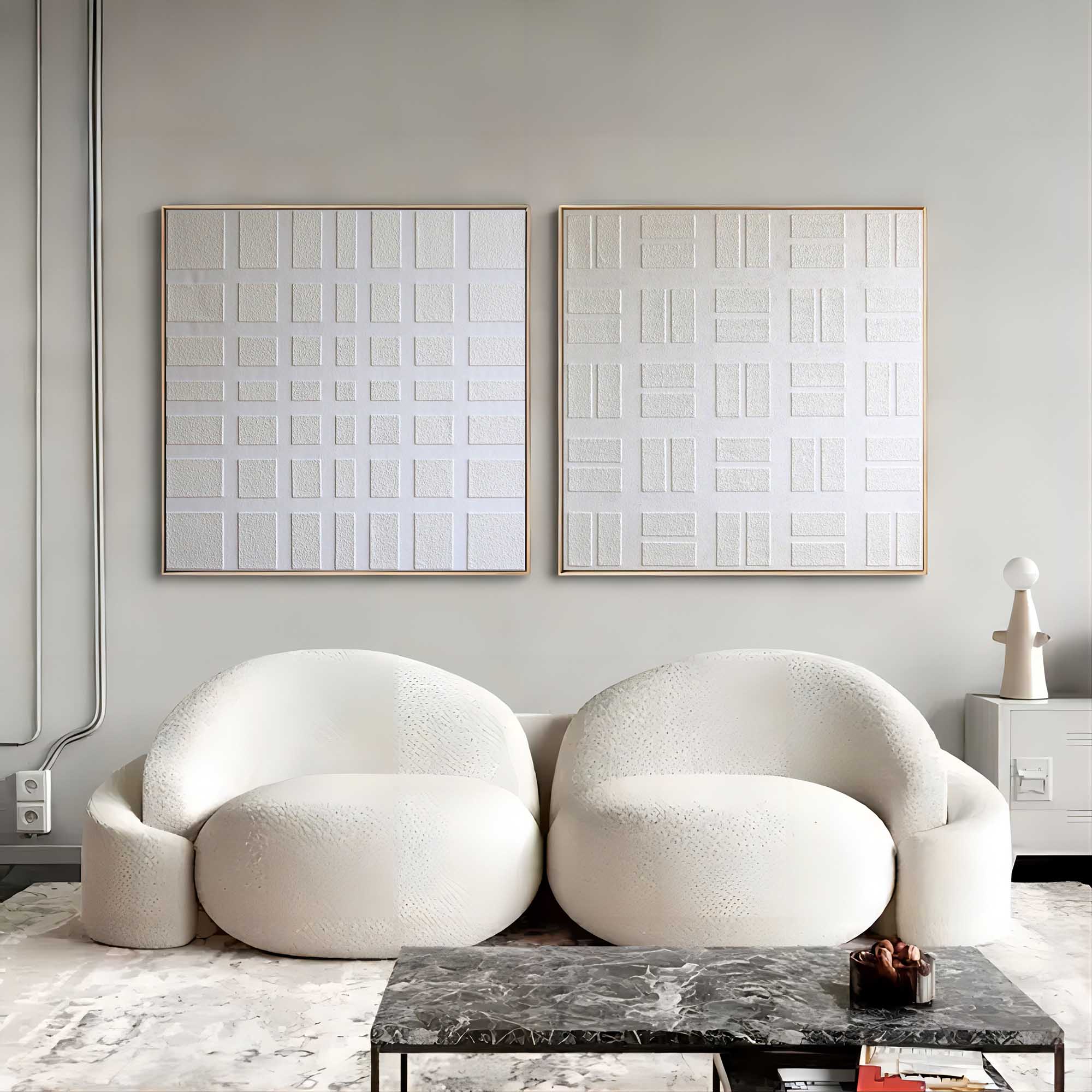 Abstract Painting Set Of 2 SP113 - Neutralighting