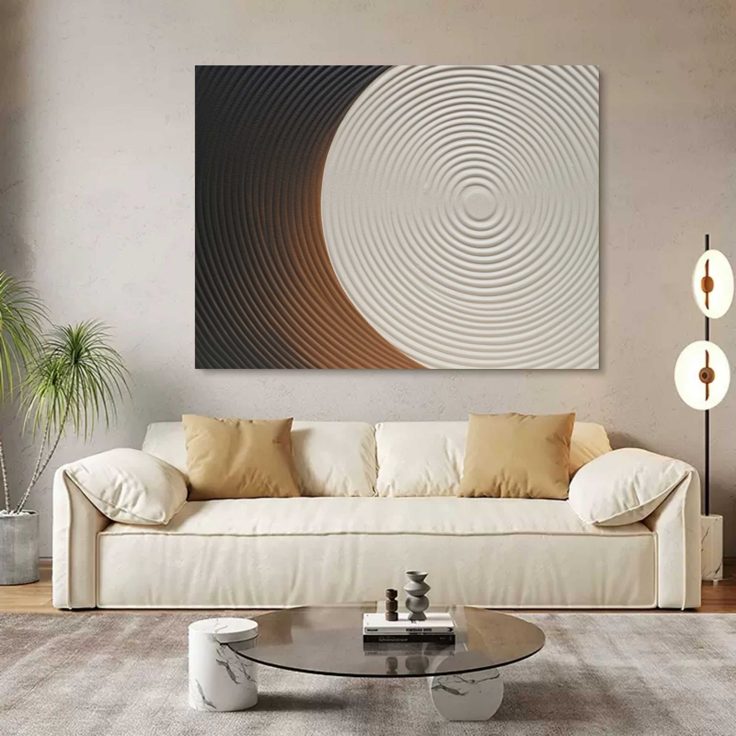 Plaster Art Texture Painting SG241 - Neutralighting