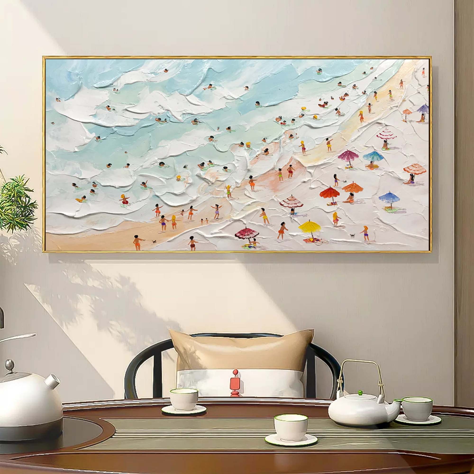 Plaster Art Texture Painting SG214 - Neutralighting