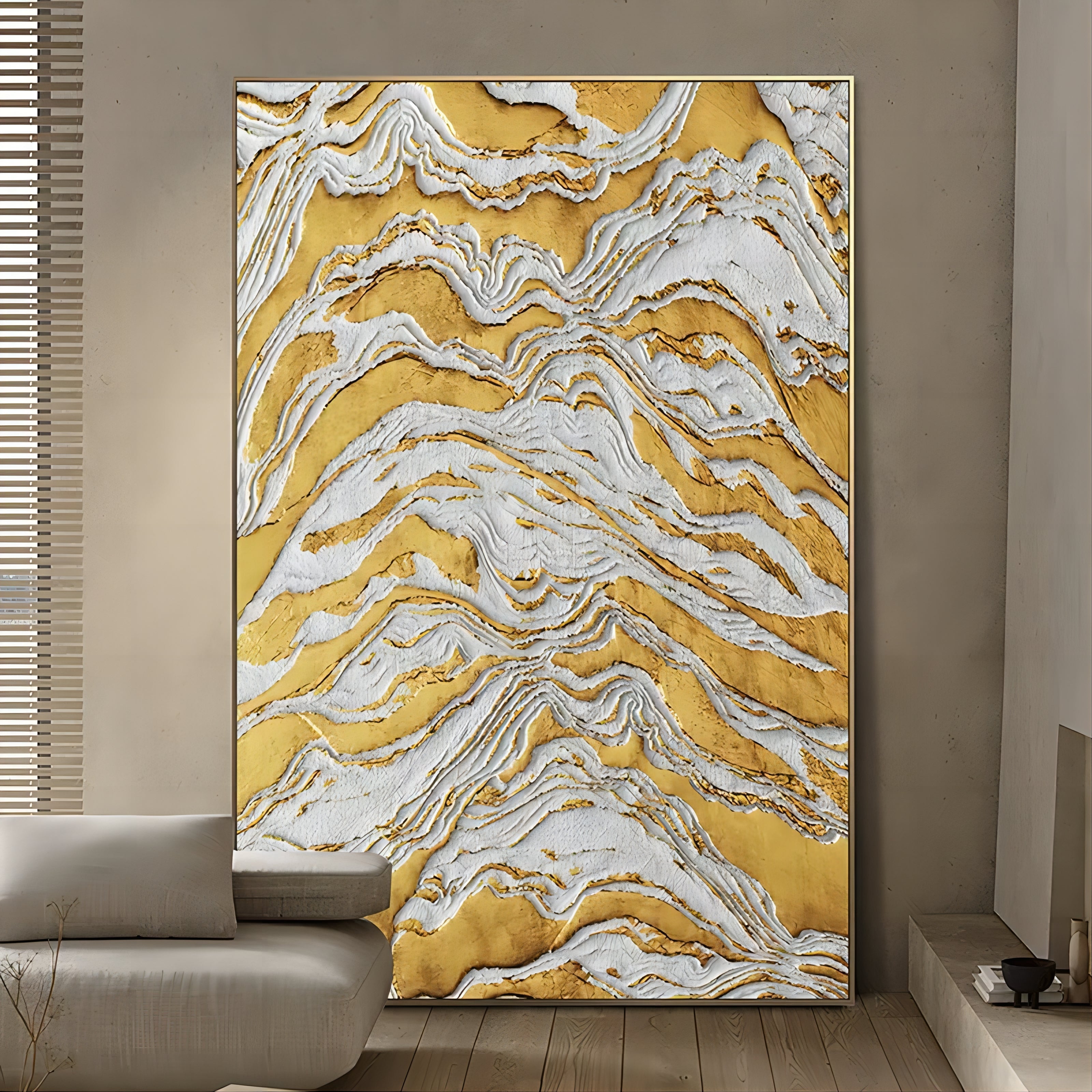 Plaster Art Texture Painting SG009 - Neutralighting