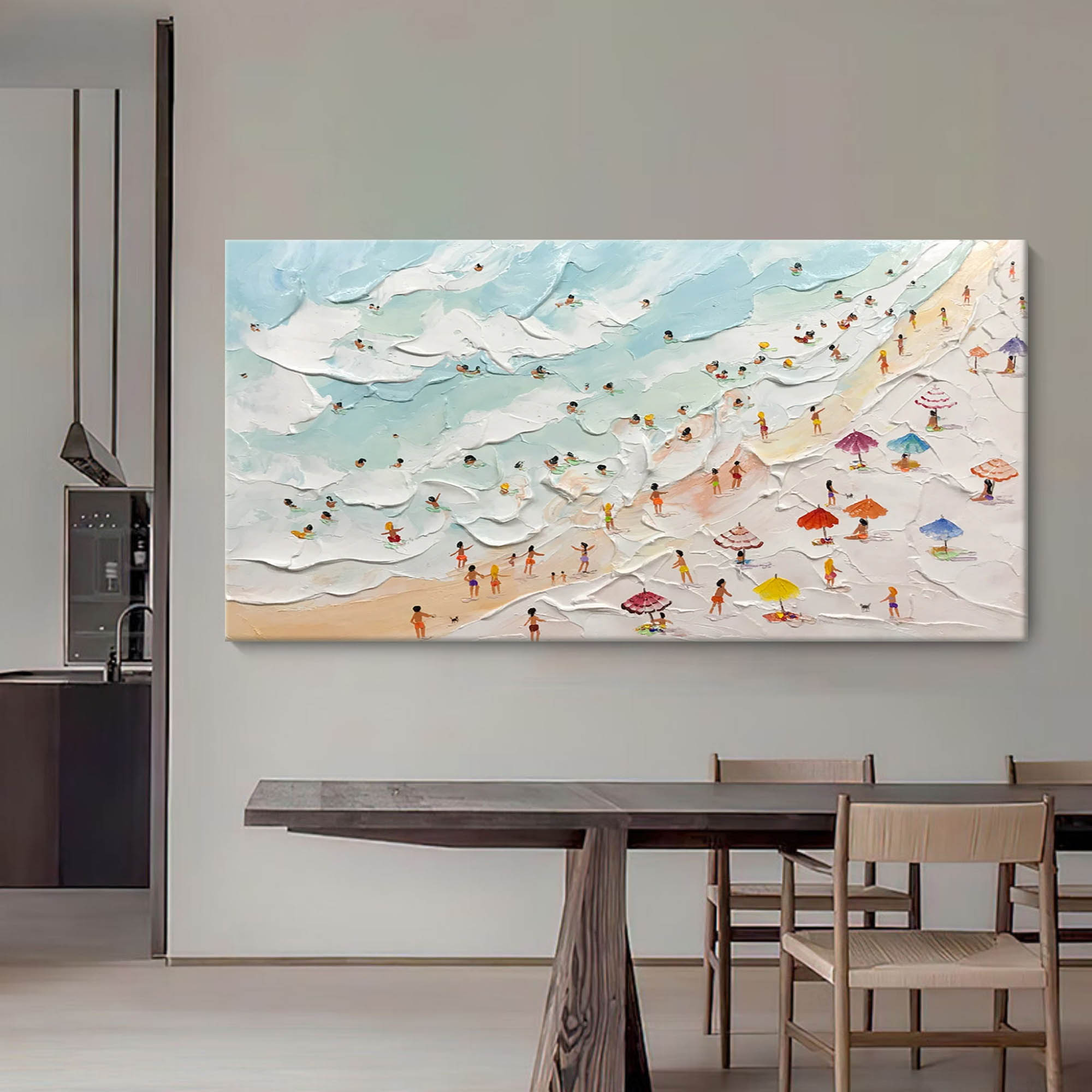 Plaster Art Texture Painting SG214 - Neutralighting