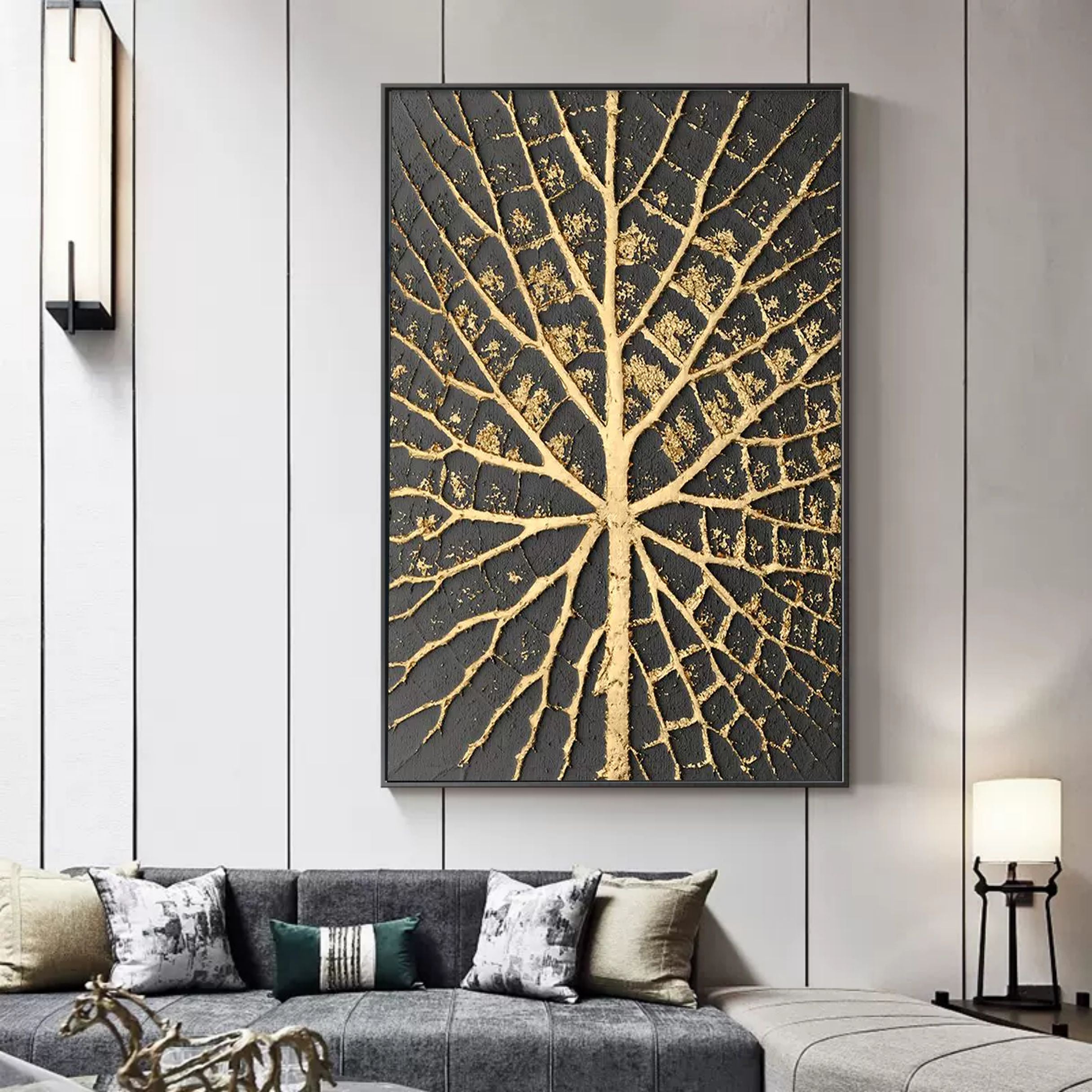 Plaster Art Texture Painting SG027 - Neutralighting