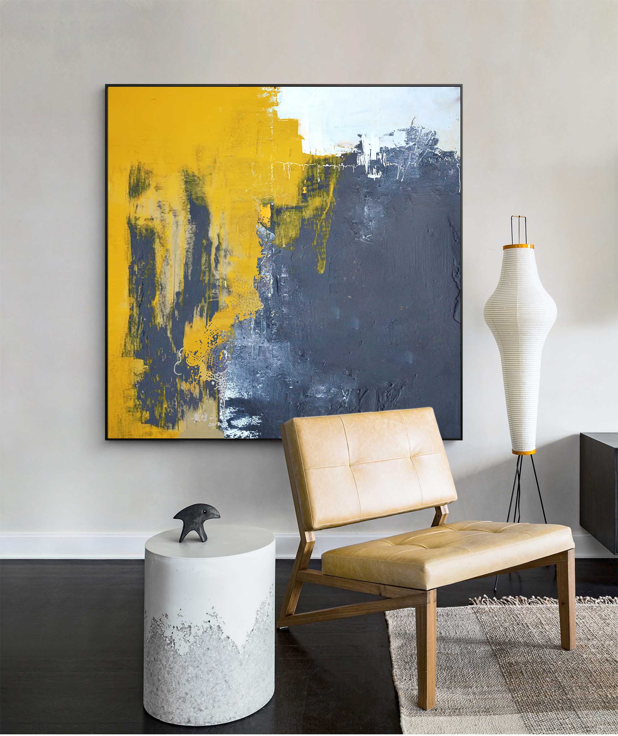 Wall Art Golden Slate Tectonic