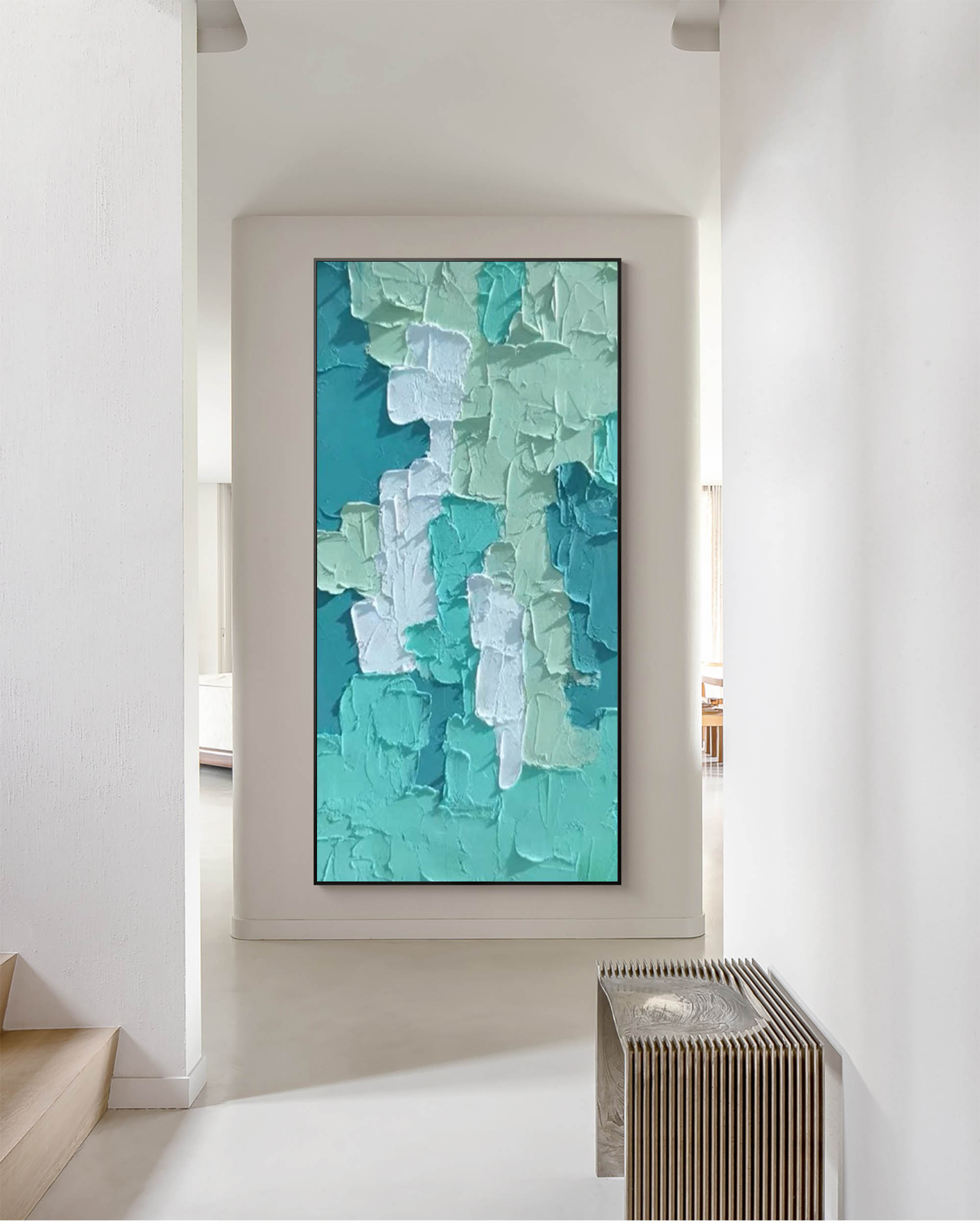 Abstract Canvas Art AB040 - Neutralighting